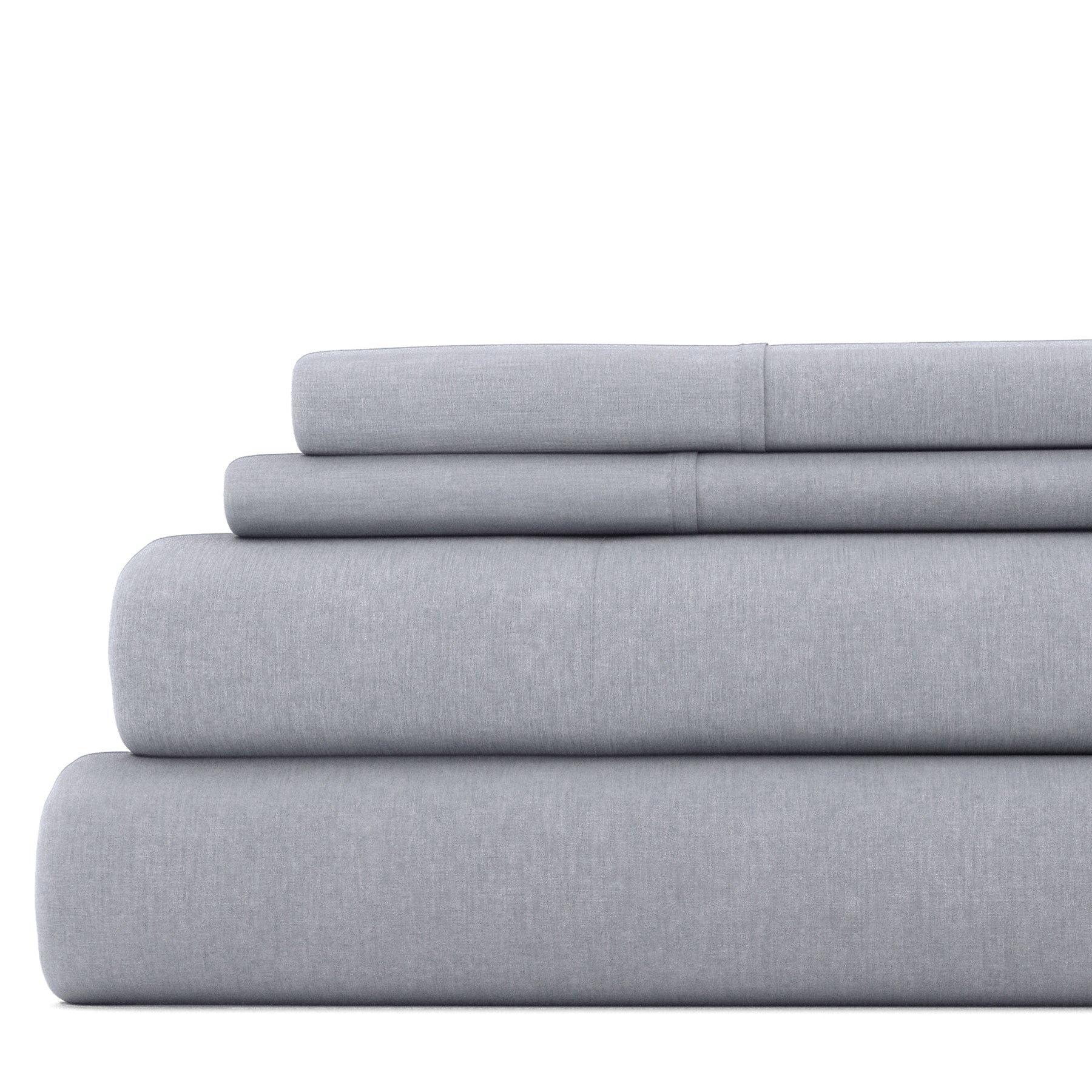 Breathable 4-Piece Linen Bamboo Blend Sheet Set