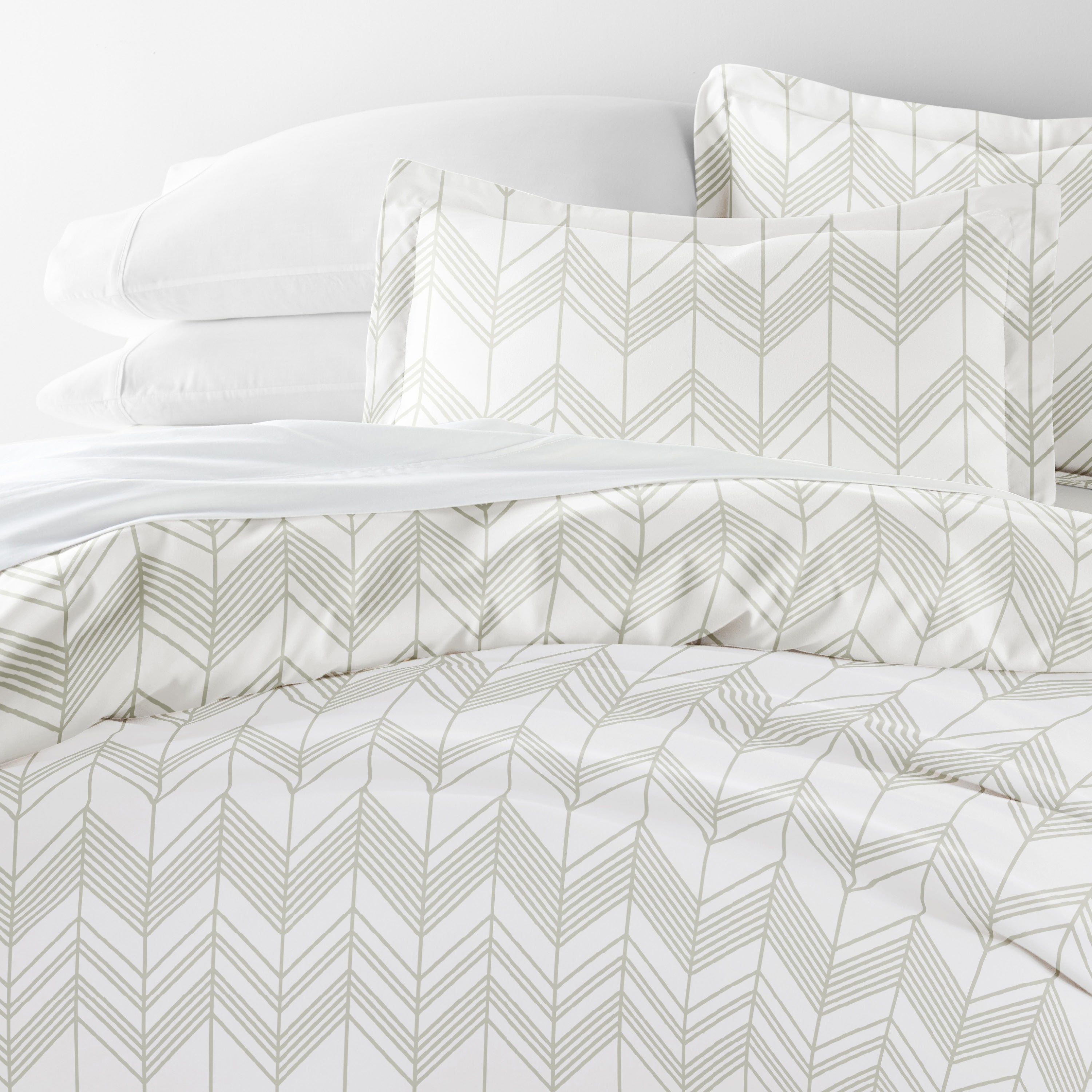 Alps Chevron Patterned Duvet Cover Set