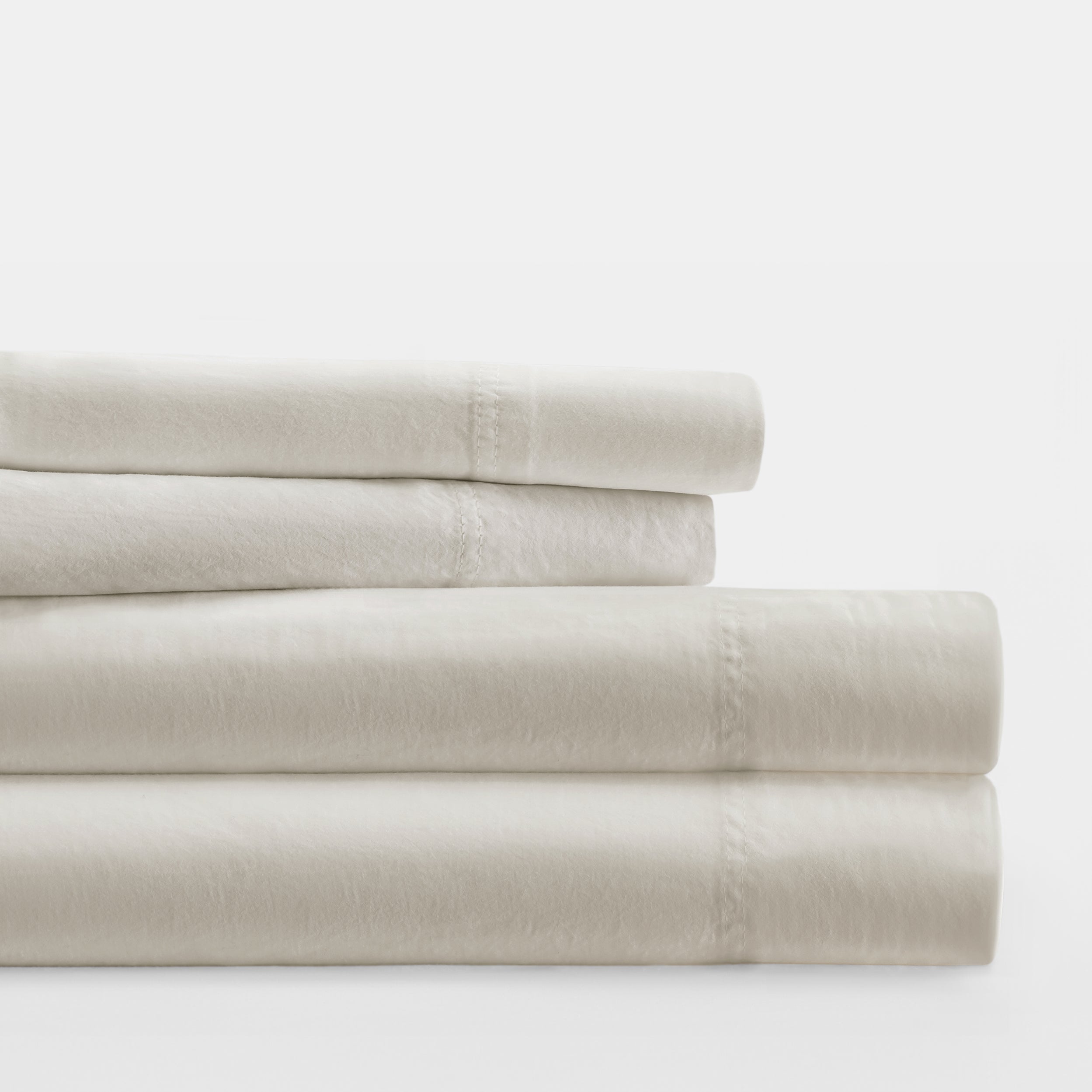4-Piece 100% Cotton Long Staple Sheet Set