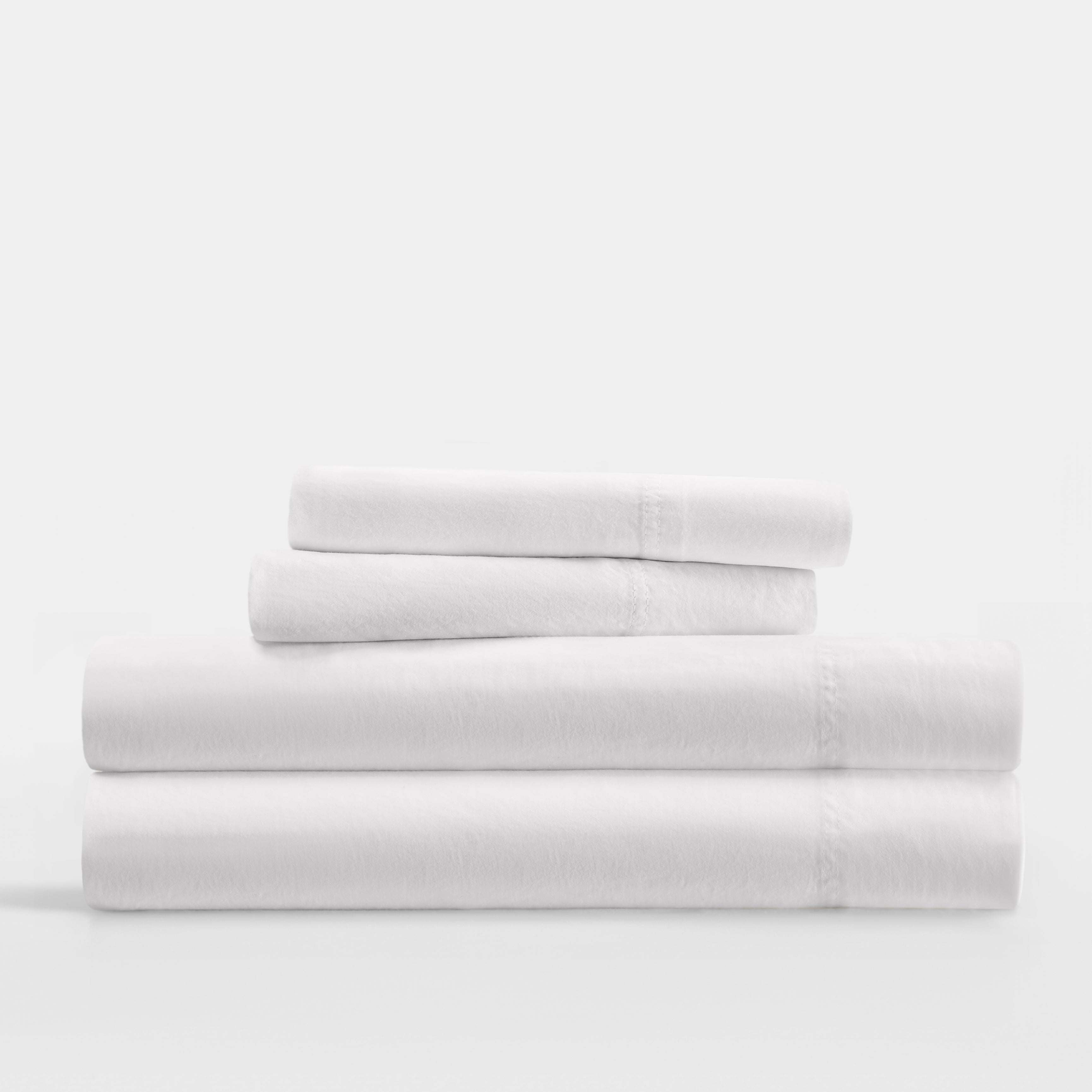 4-Piece 100% Cotton Long Staple Sheet Set