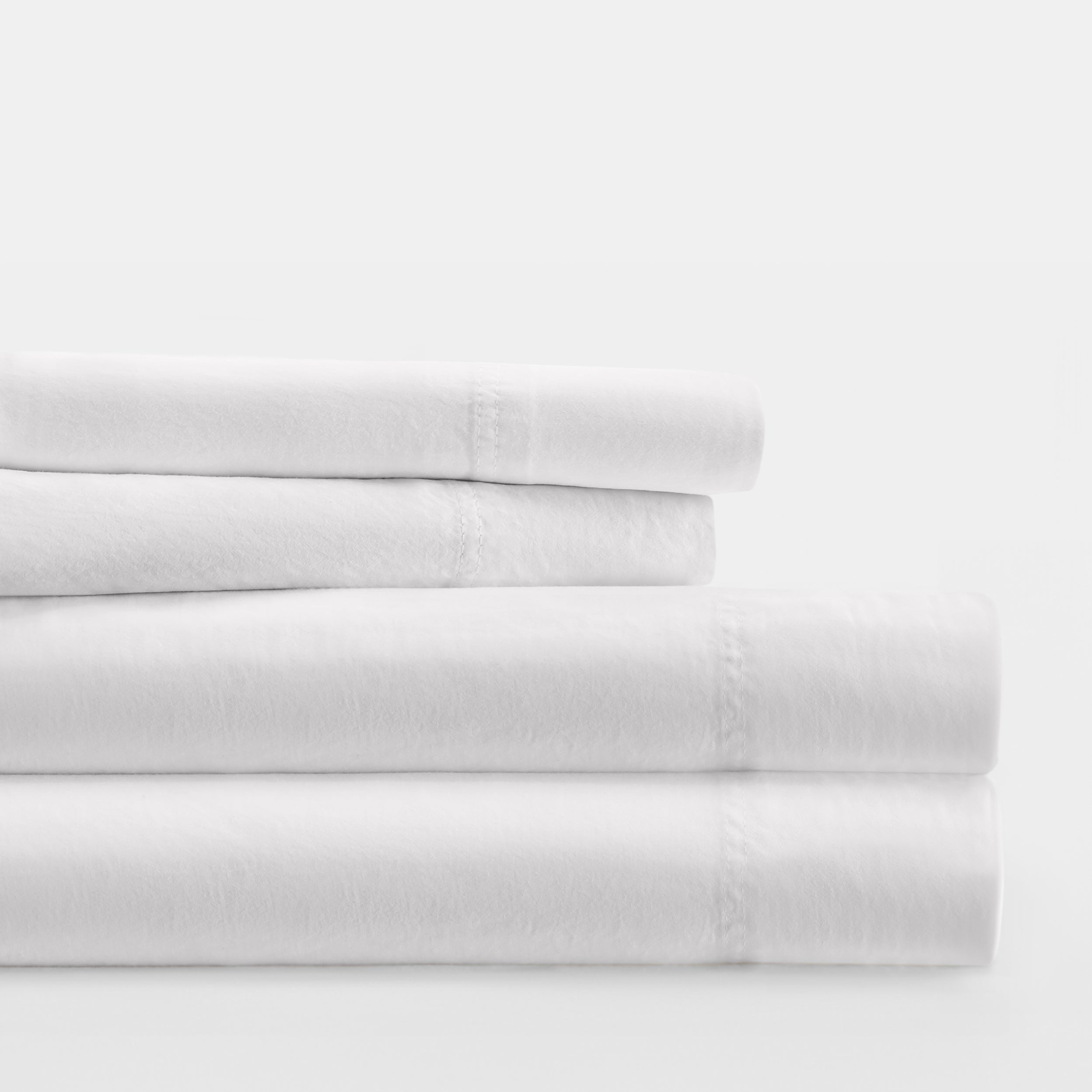 4-Piece 100% Cotton Long Staple Sheet Set