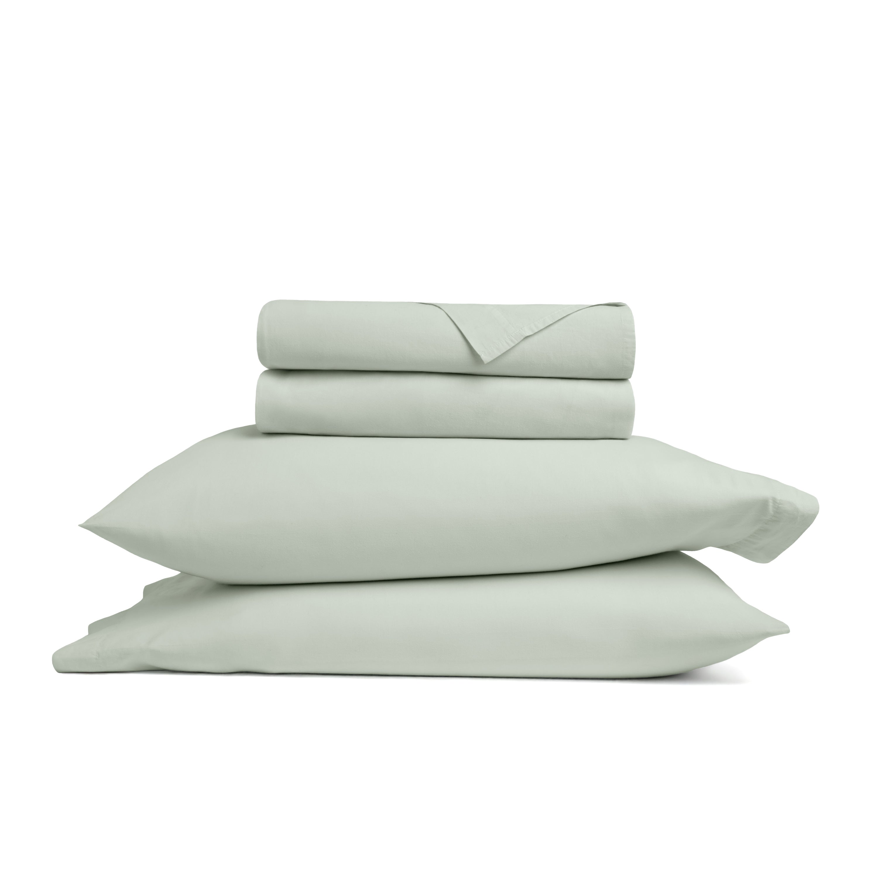4-Piece 100% Cotton Percale Sheet Set