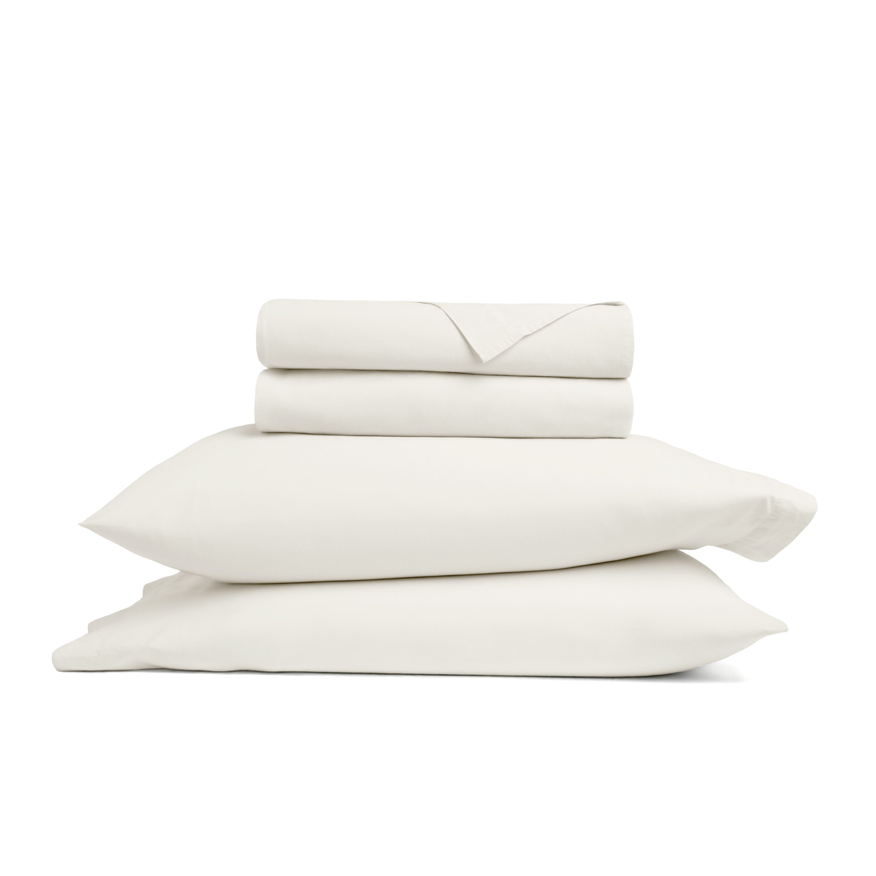 4-Piece 100% Cotton Percale Sheet Set