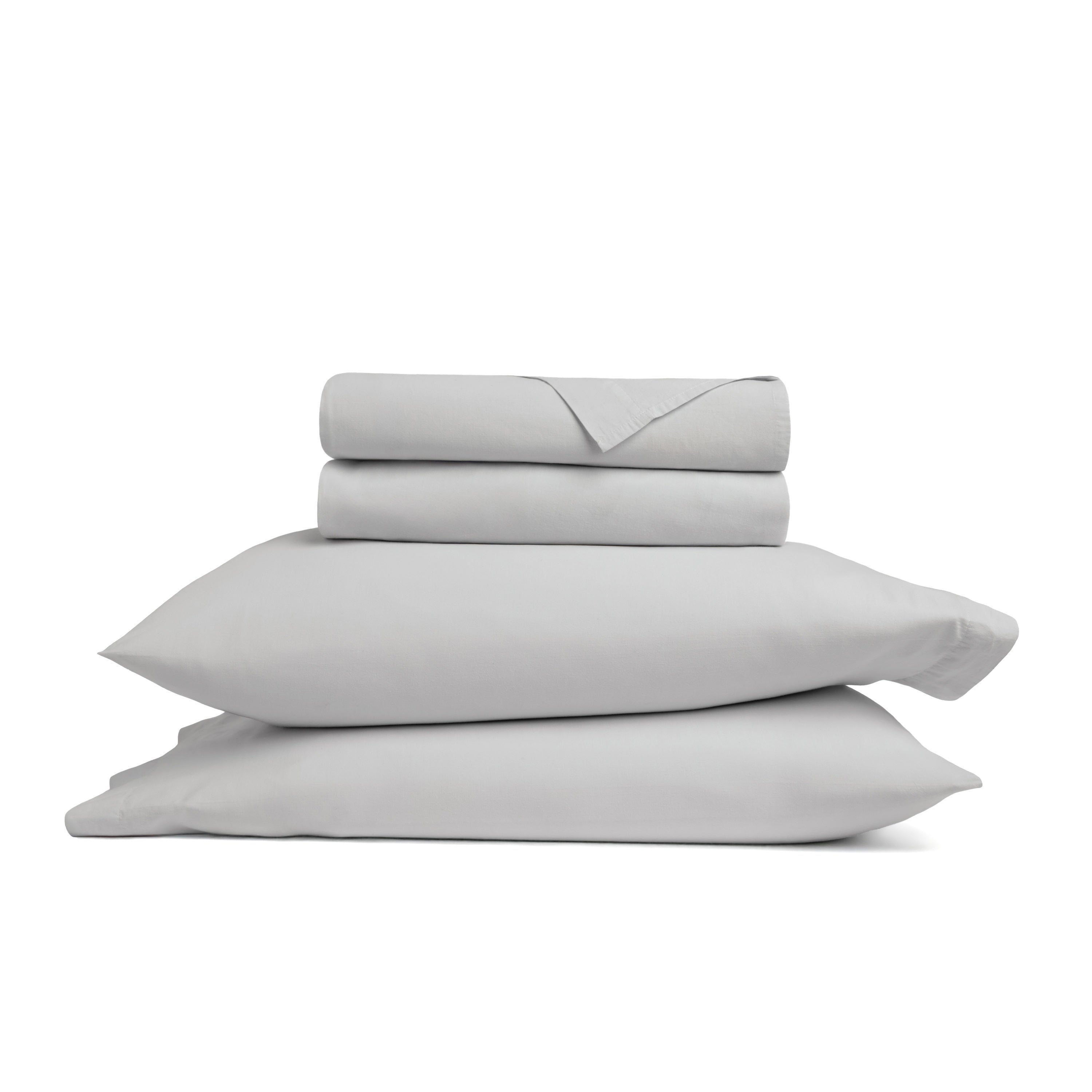 4-Piece 100% Cotton Percale Sheet Set
