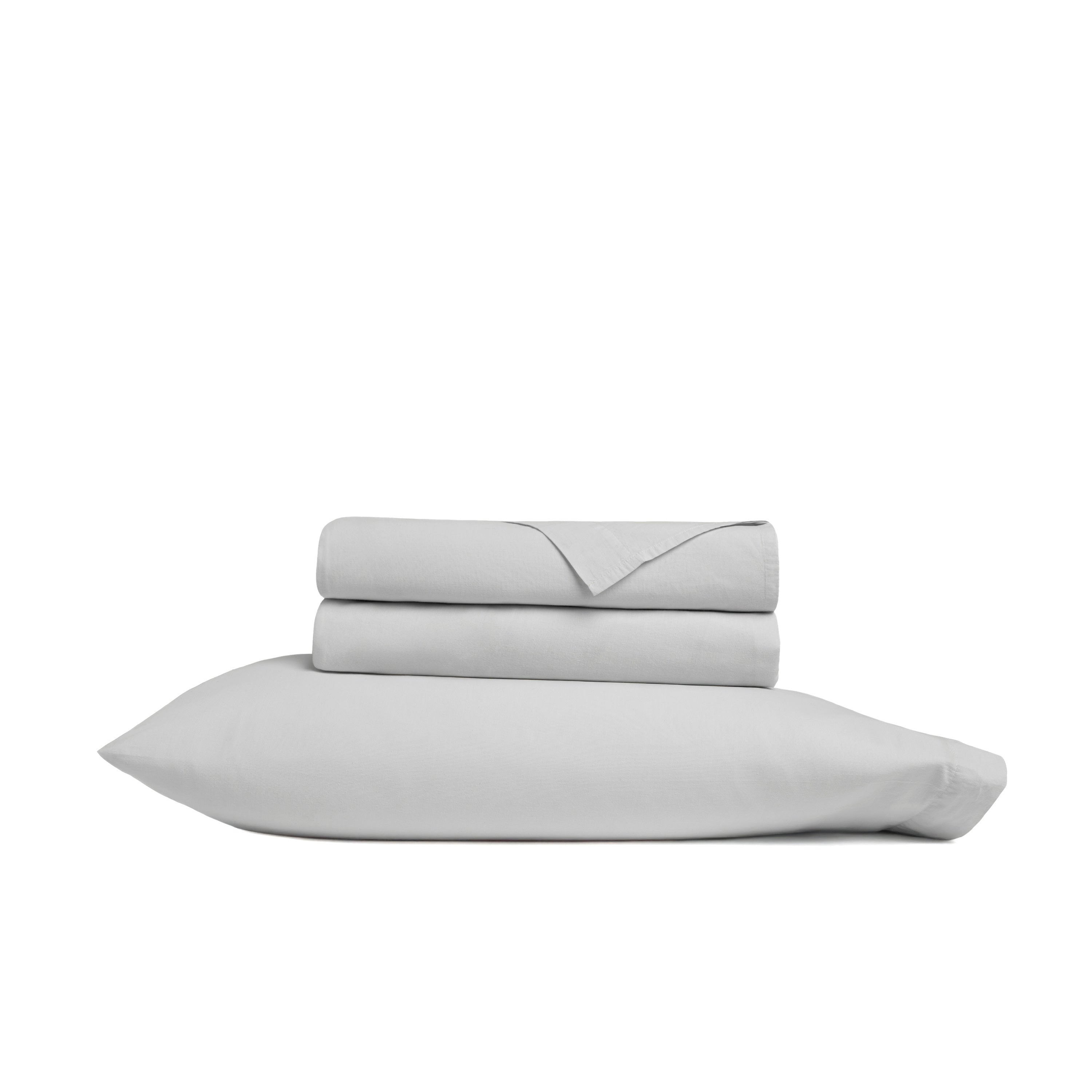 4-Piece 100% Cotton Percale Sheet Set