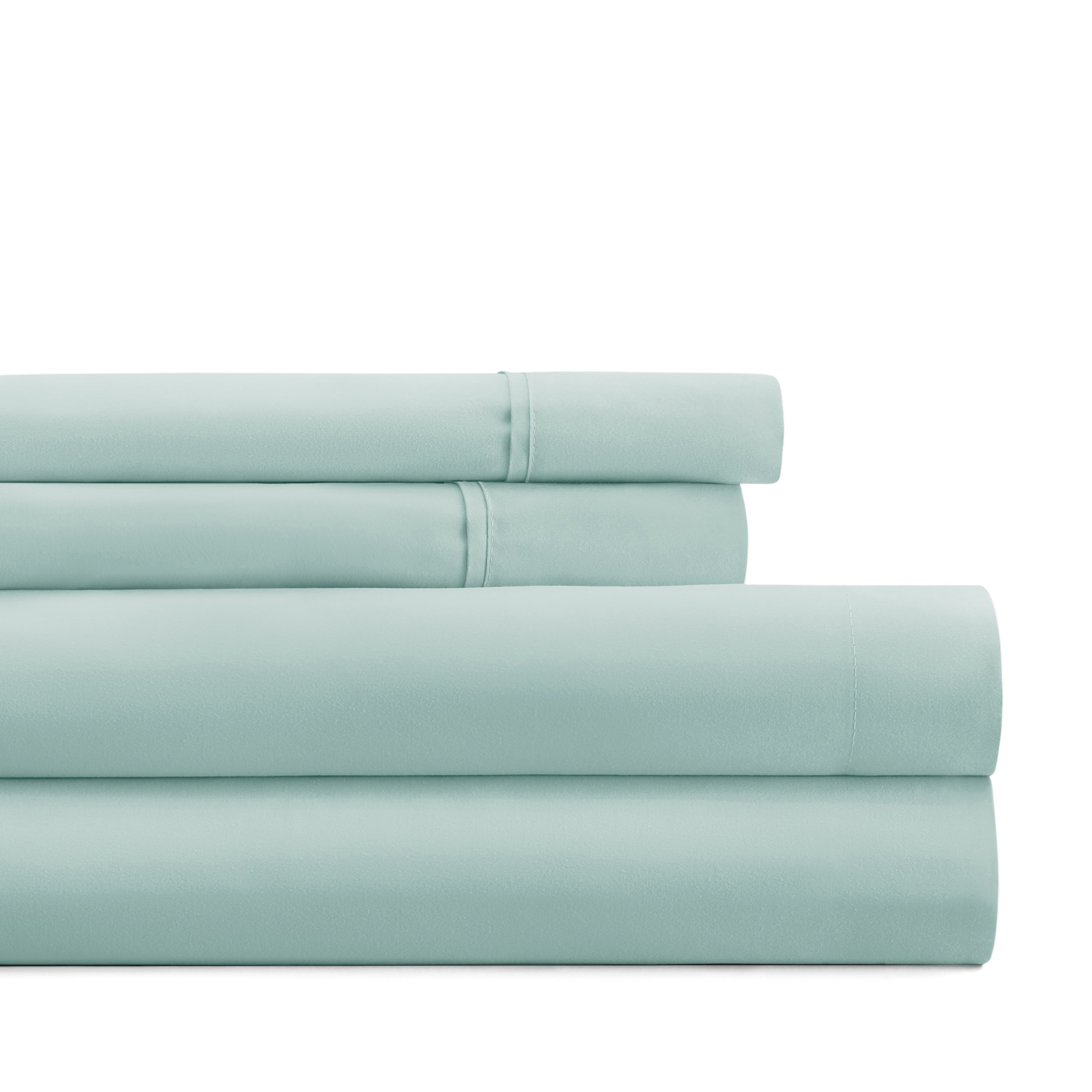 4-Piece Double Brushed Solid Sheet Set