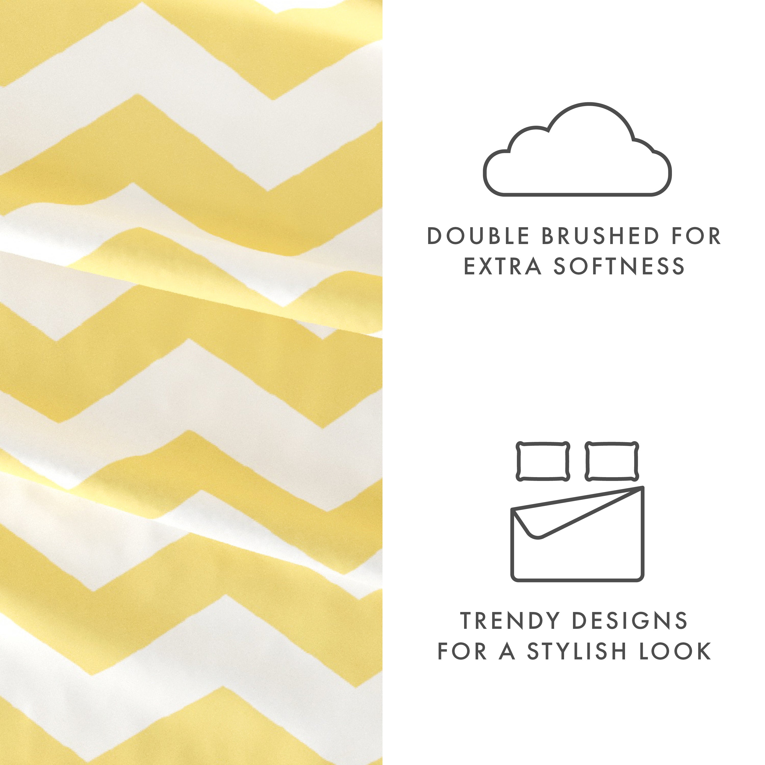 Arrow 4-Piece Patterned Sheet Set