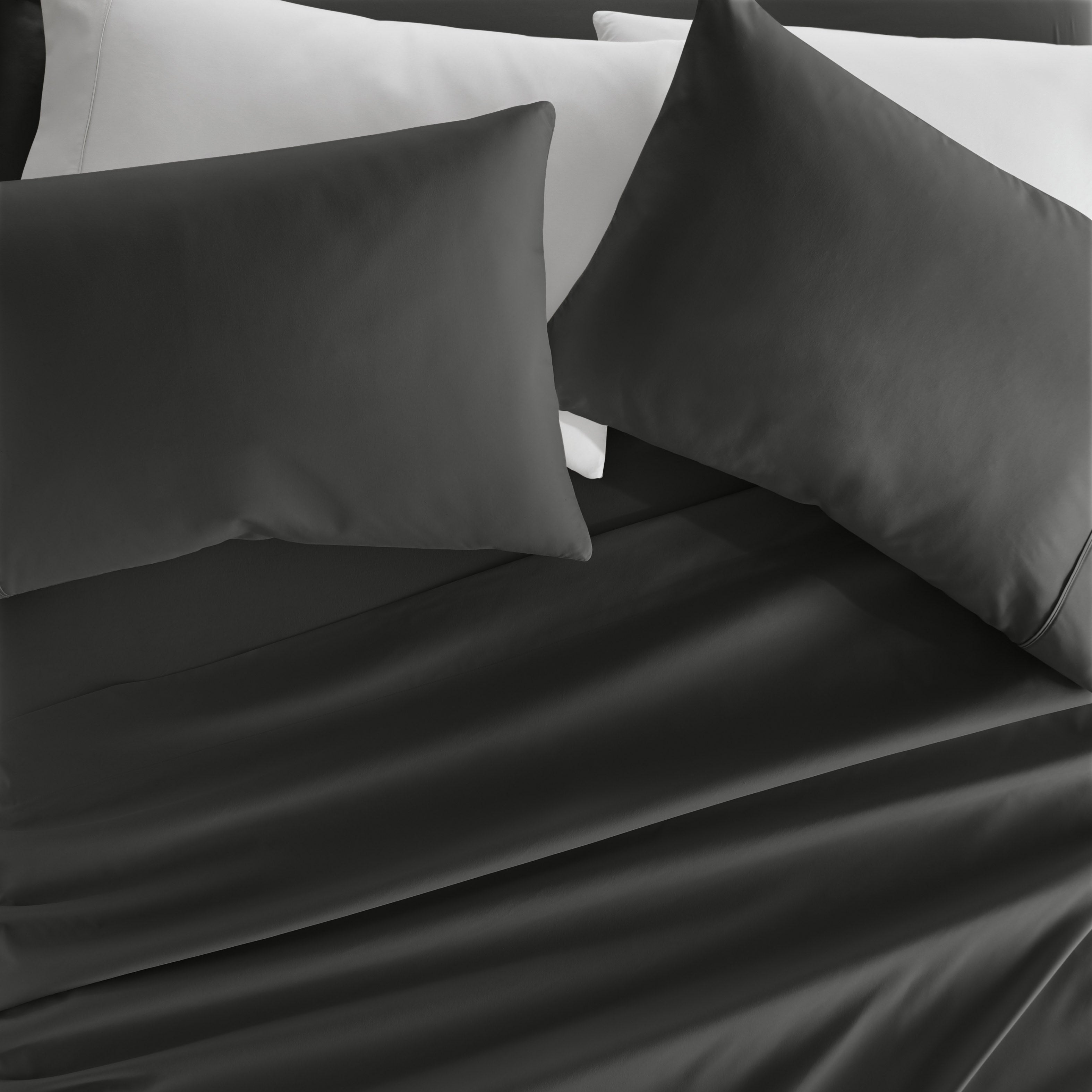 4-Piece Double Brushed Solid Sheet Set
