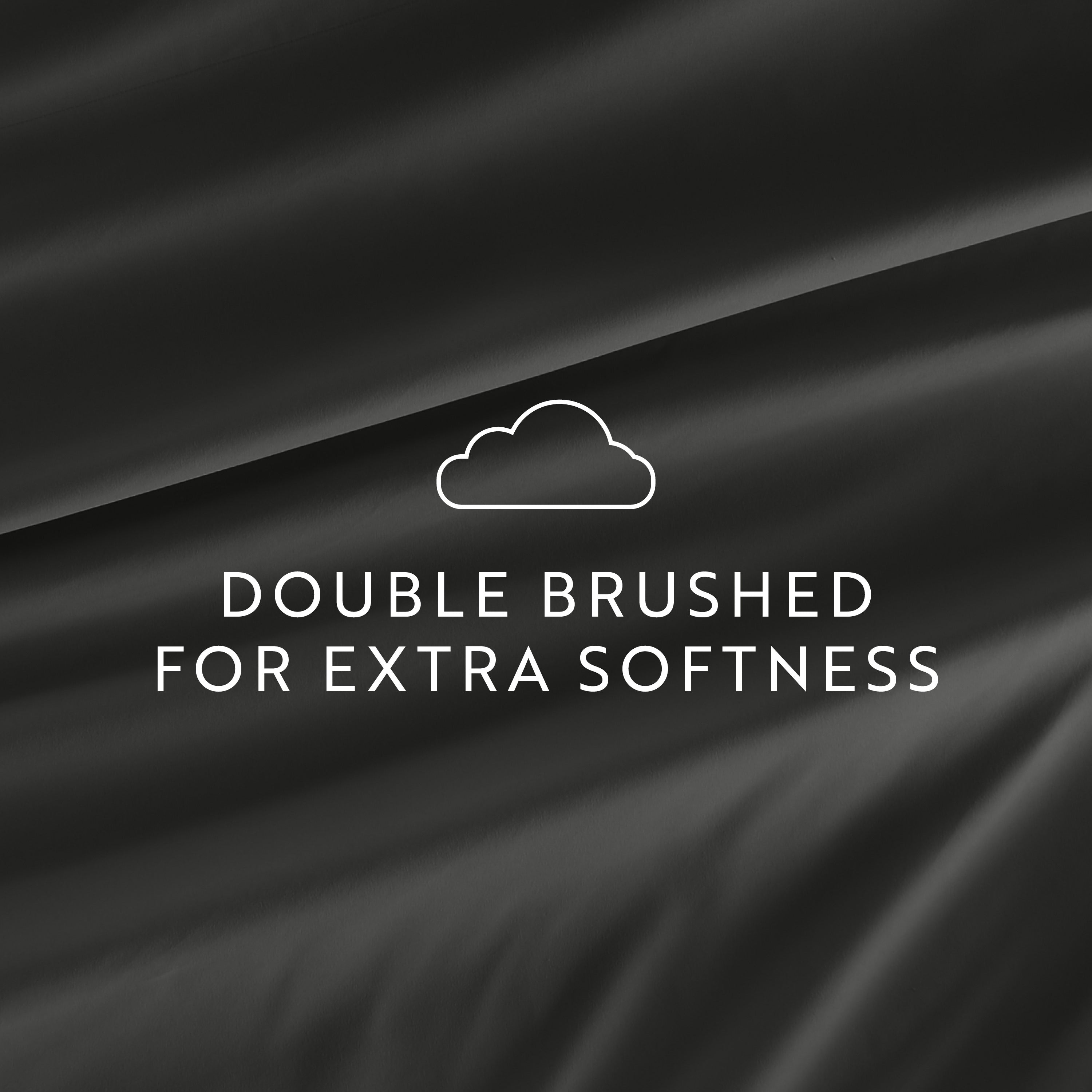 4-Piece Double Brushed Solid Sheet Set