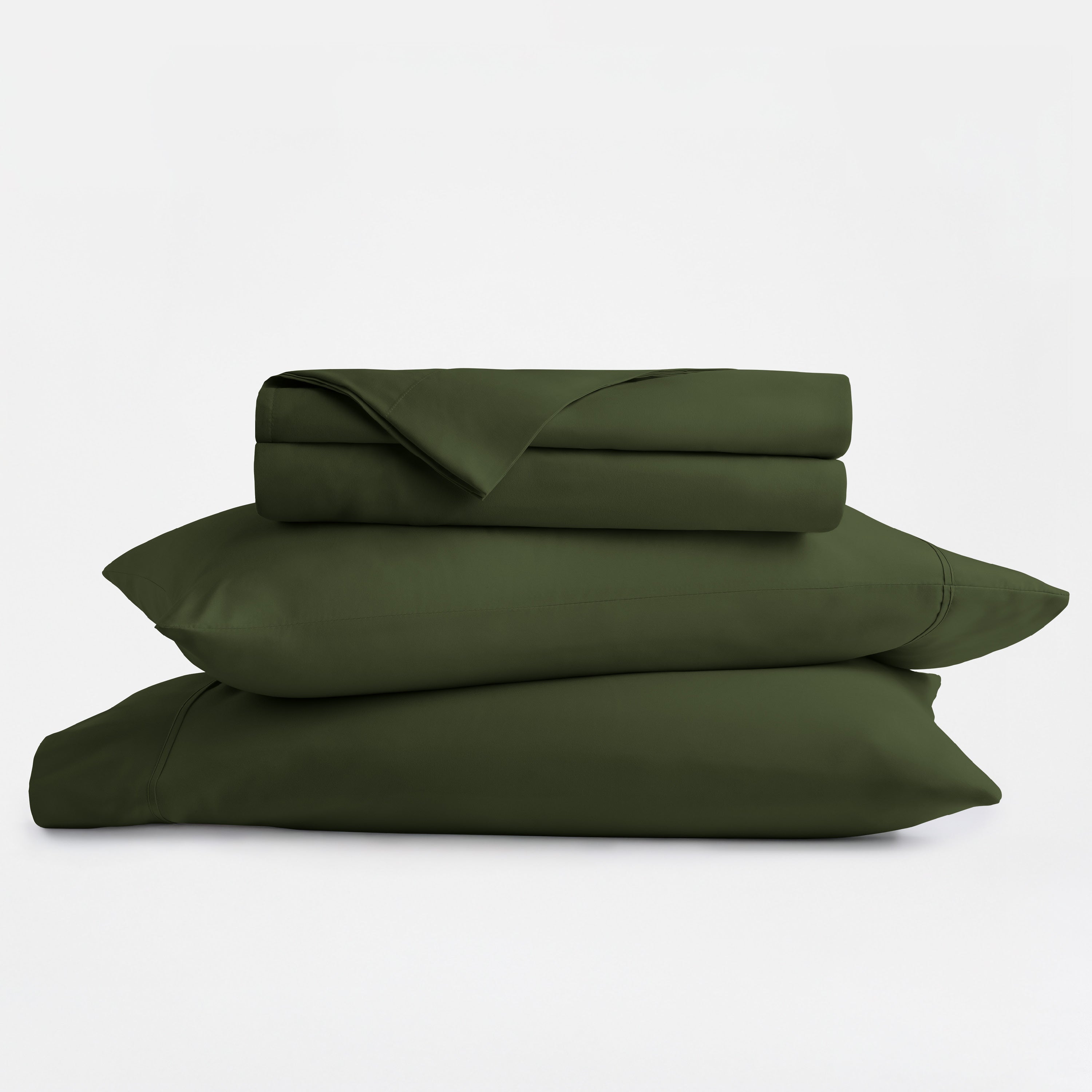4-Piece Double Brushed Solid Sheet Set
