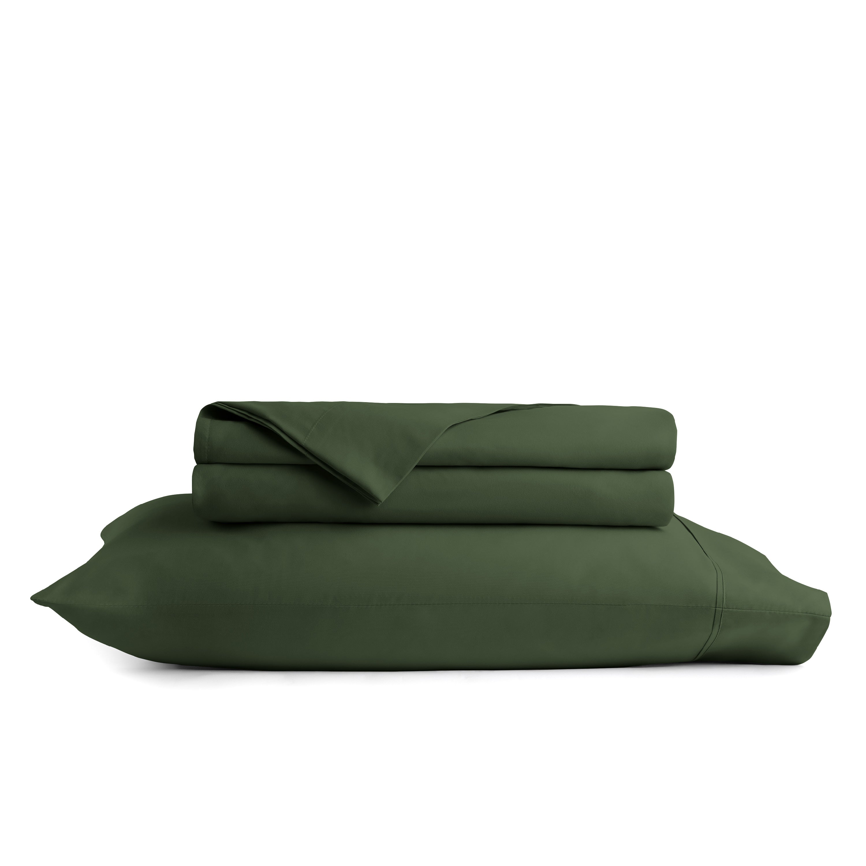 4-Piece Double Brushed Solid Sheet Set