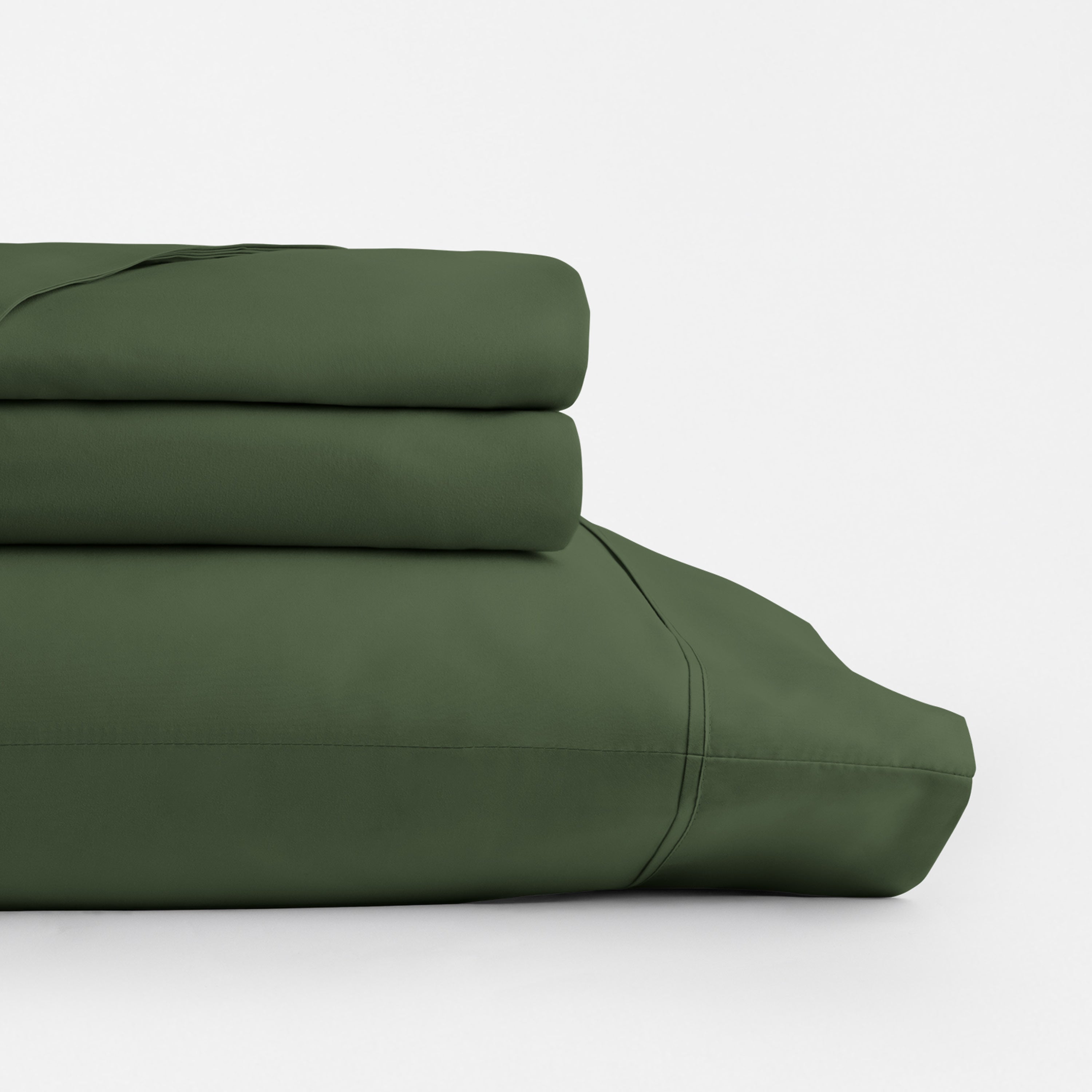 4-Piece Double Brushed Solid Sheet Set