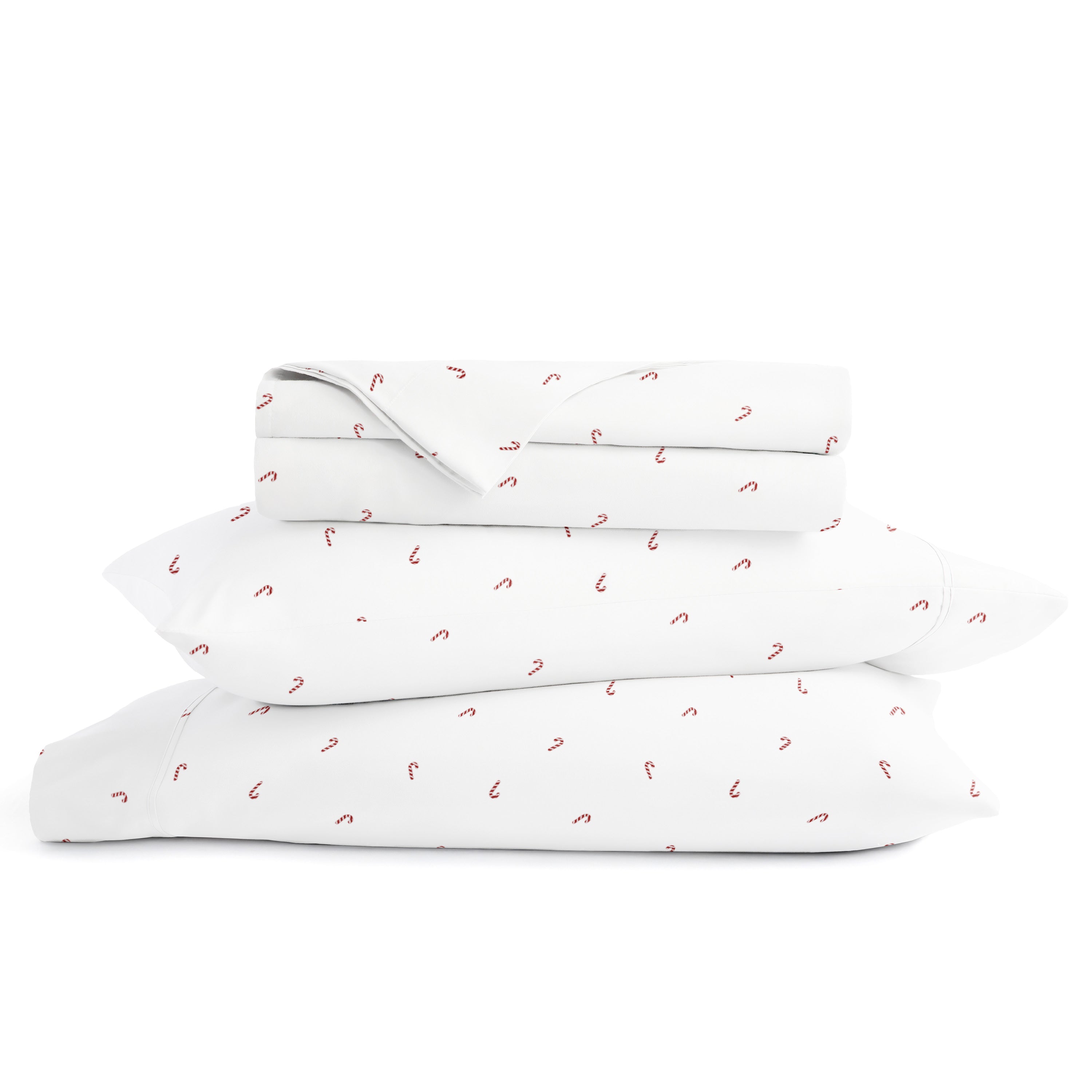 Candy Cane 4-Piece Patterned Sheet Set