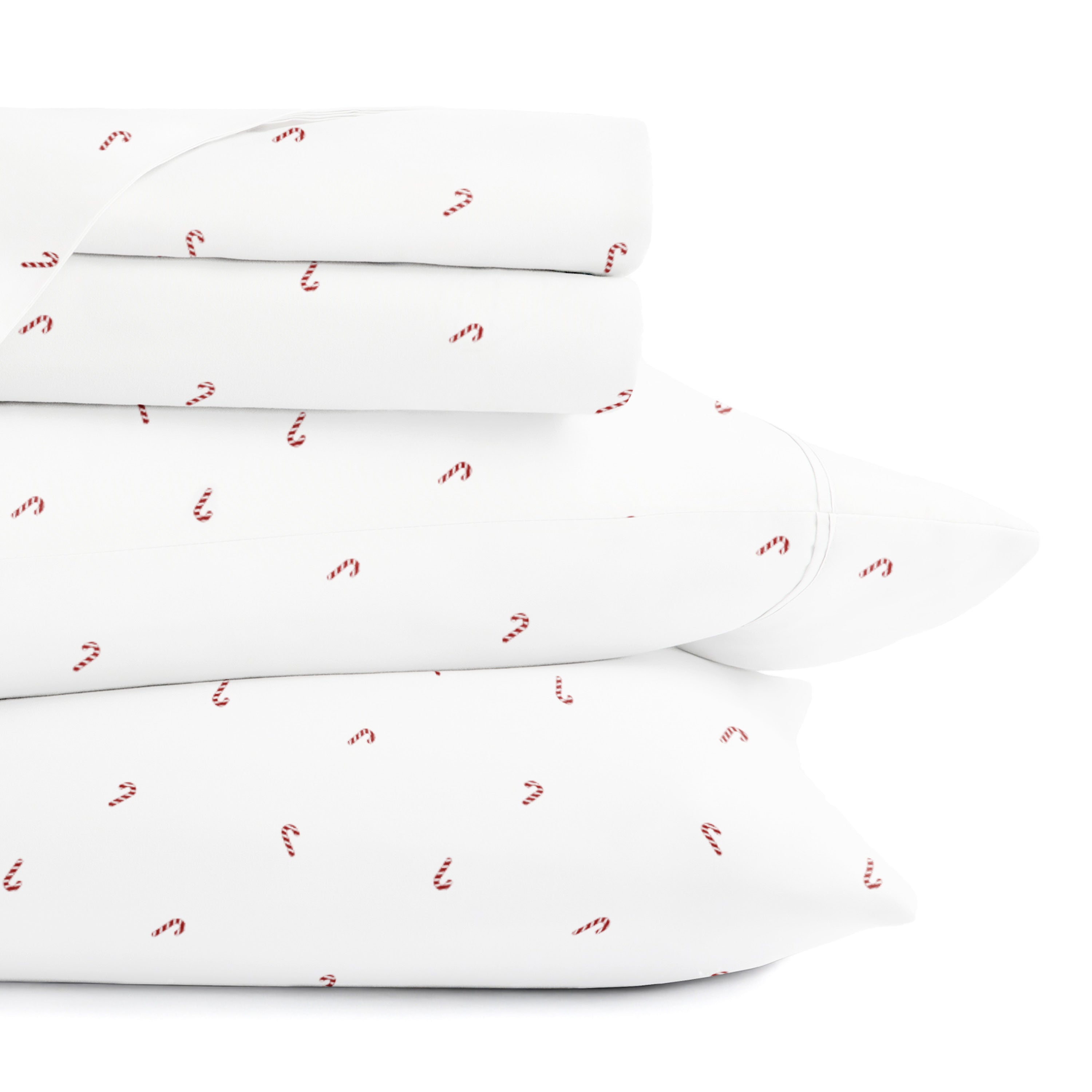 Candy Cane 4-Piece Patterned Sheet Set