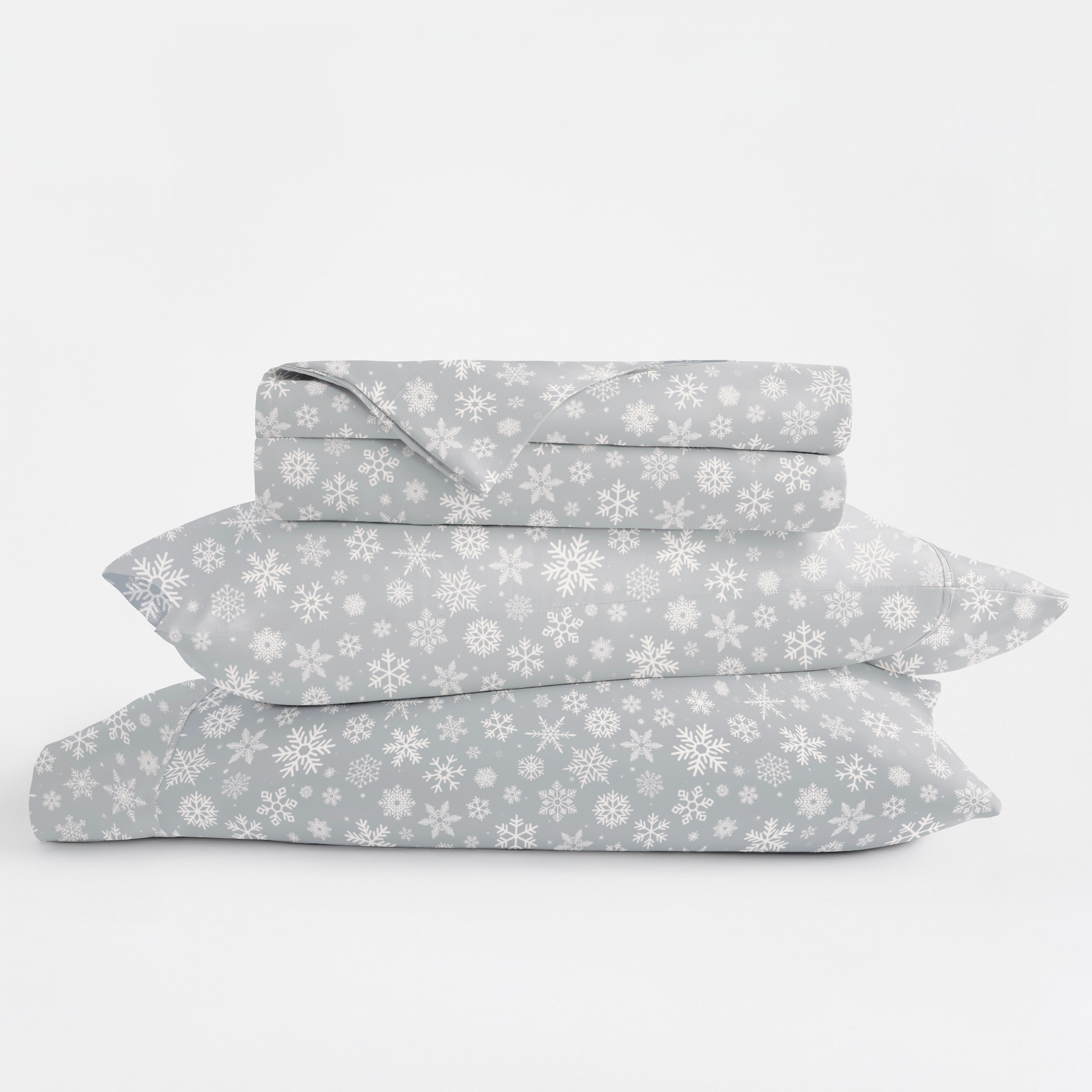 Let It Snow 4-Piece Patterned Sheet Set