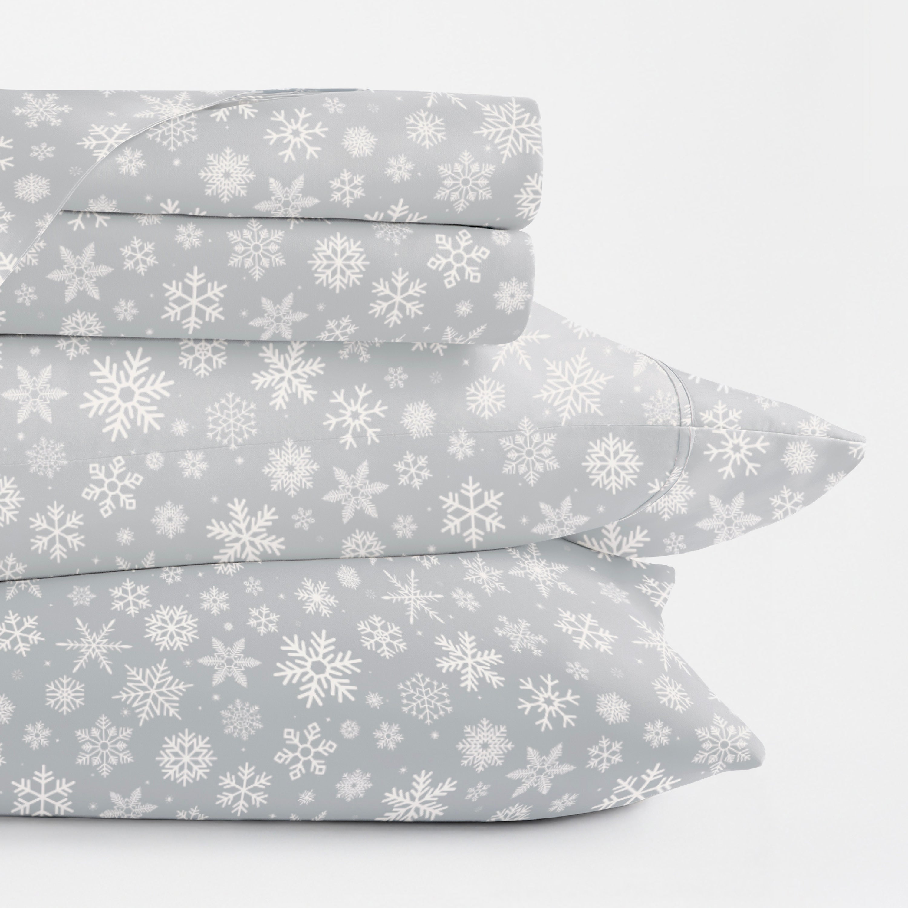 Let It Snow 4-Piece Patterned Sheet Set