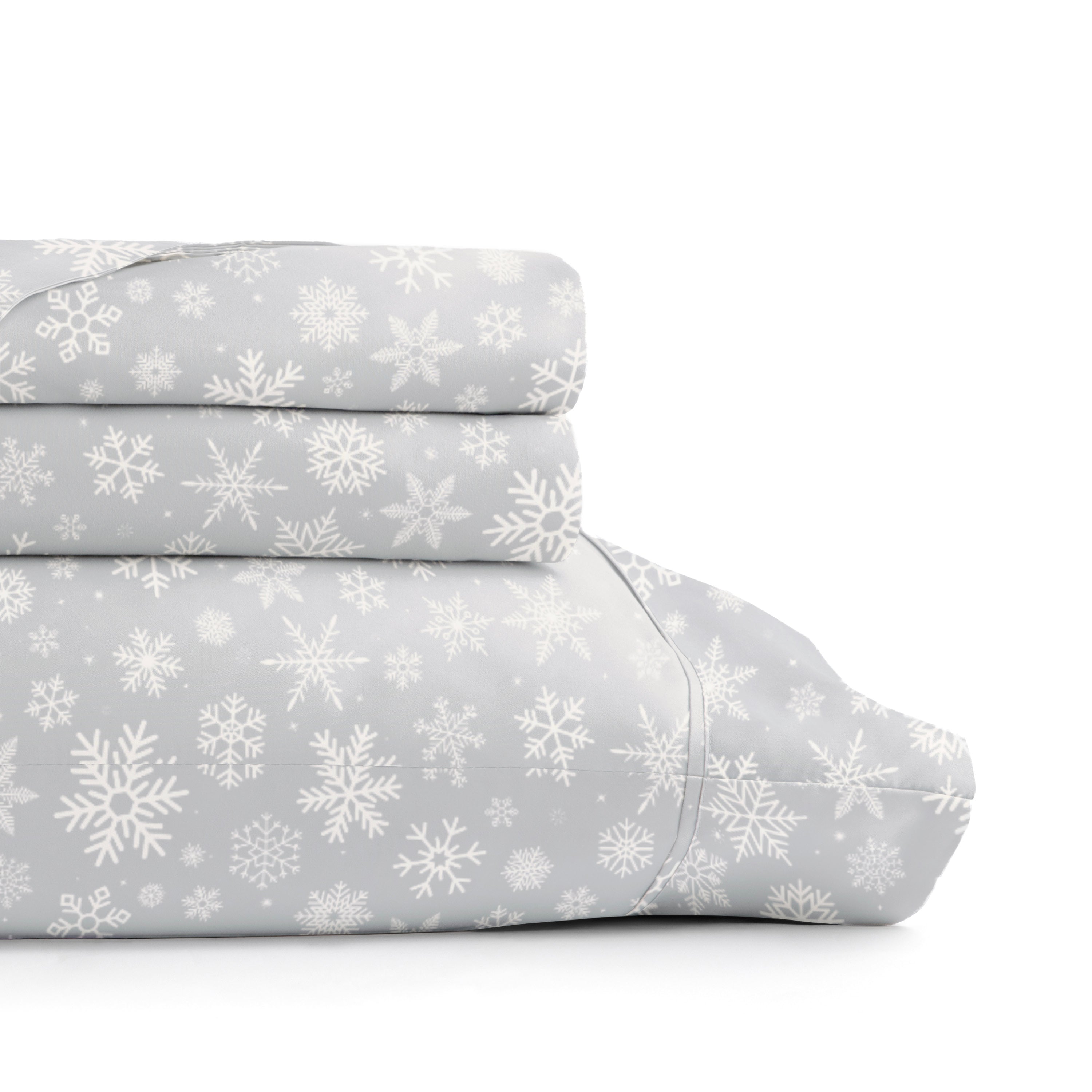 Let It Snow 4-Piece Patterned Sheet Set
