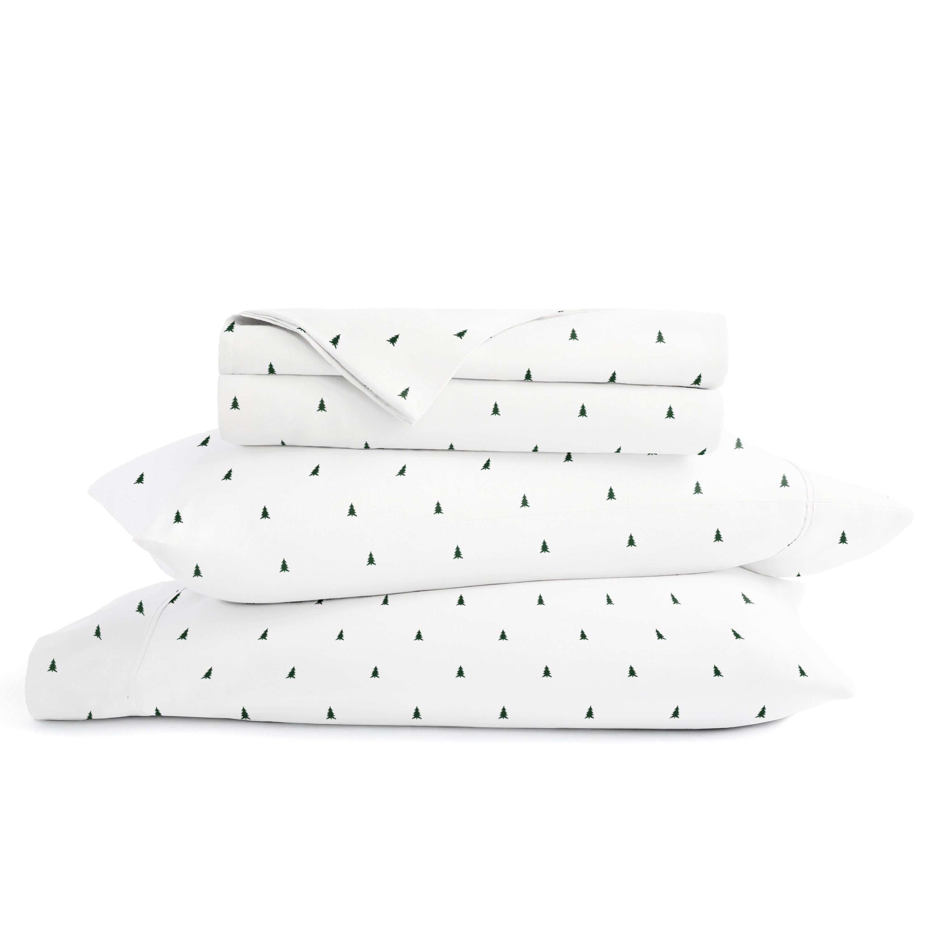 Pine Tree 4-Piece Patterned Sheet Set