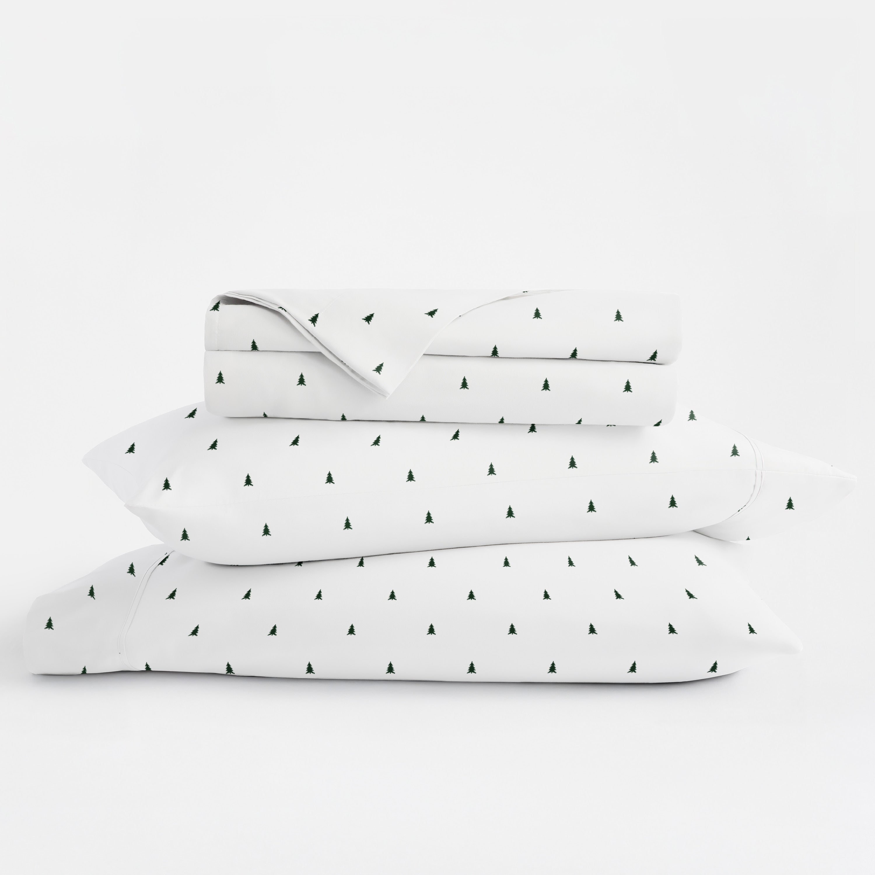 Pine Tree 4-Piece Patterned Sheet Set