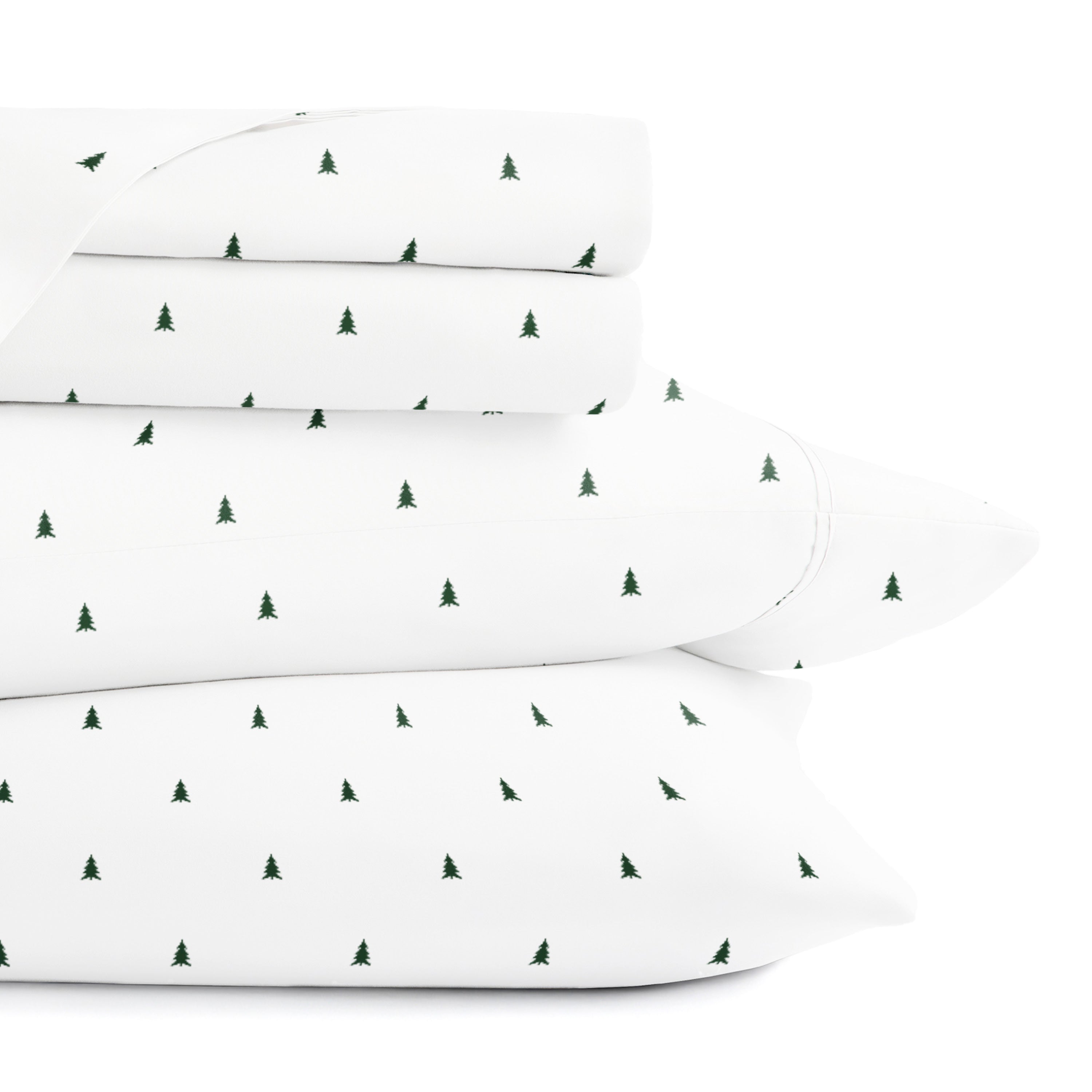 Pine Tree 4-Piece Patterned Sheet Set