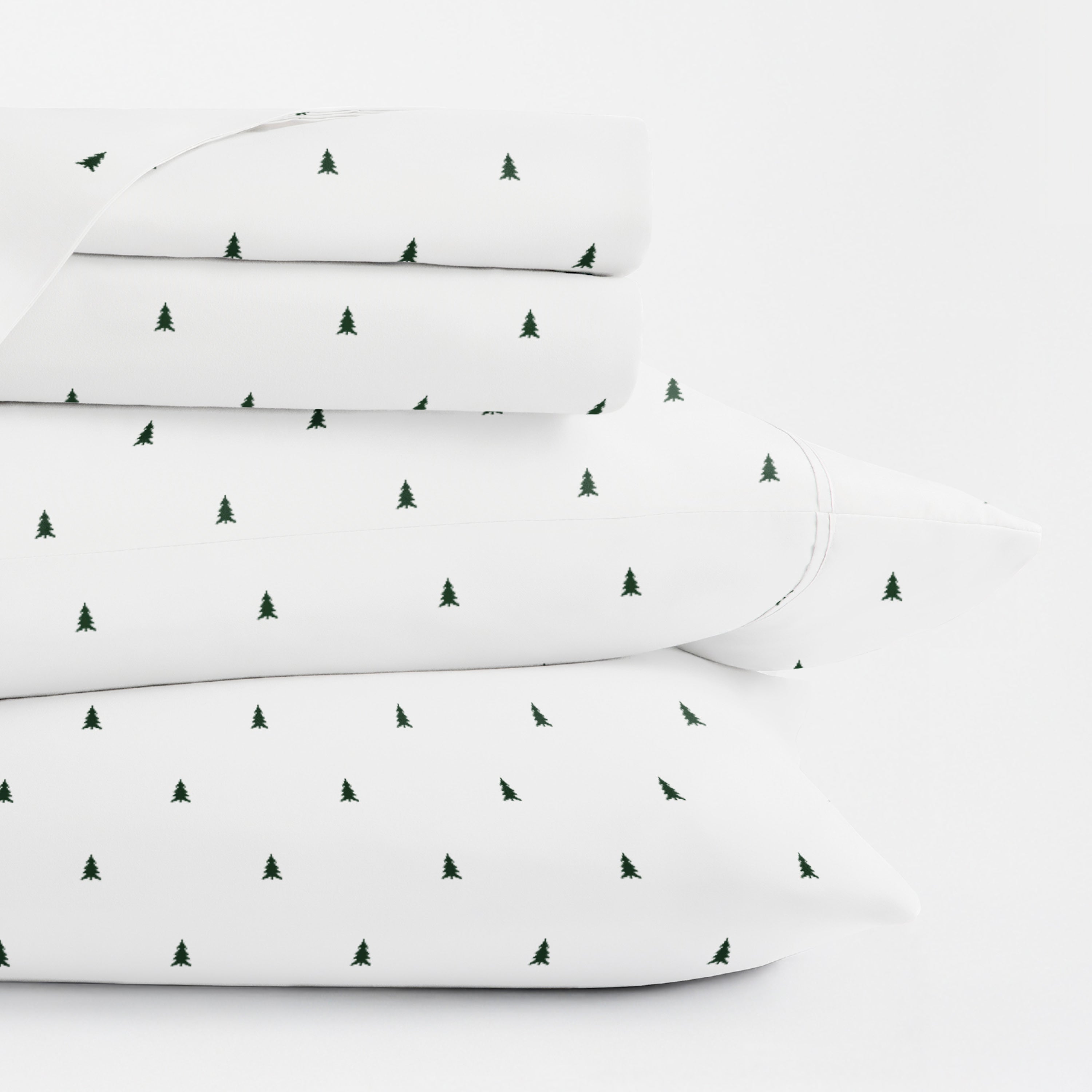 Pine Tree 4-Piece Patterned Sheet Set
