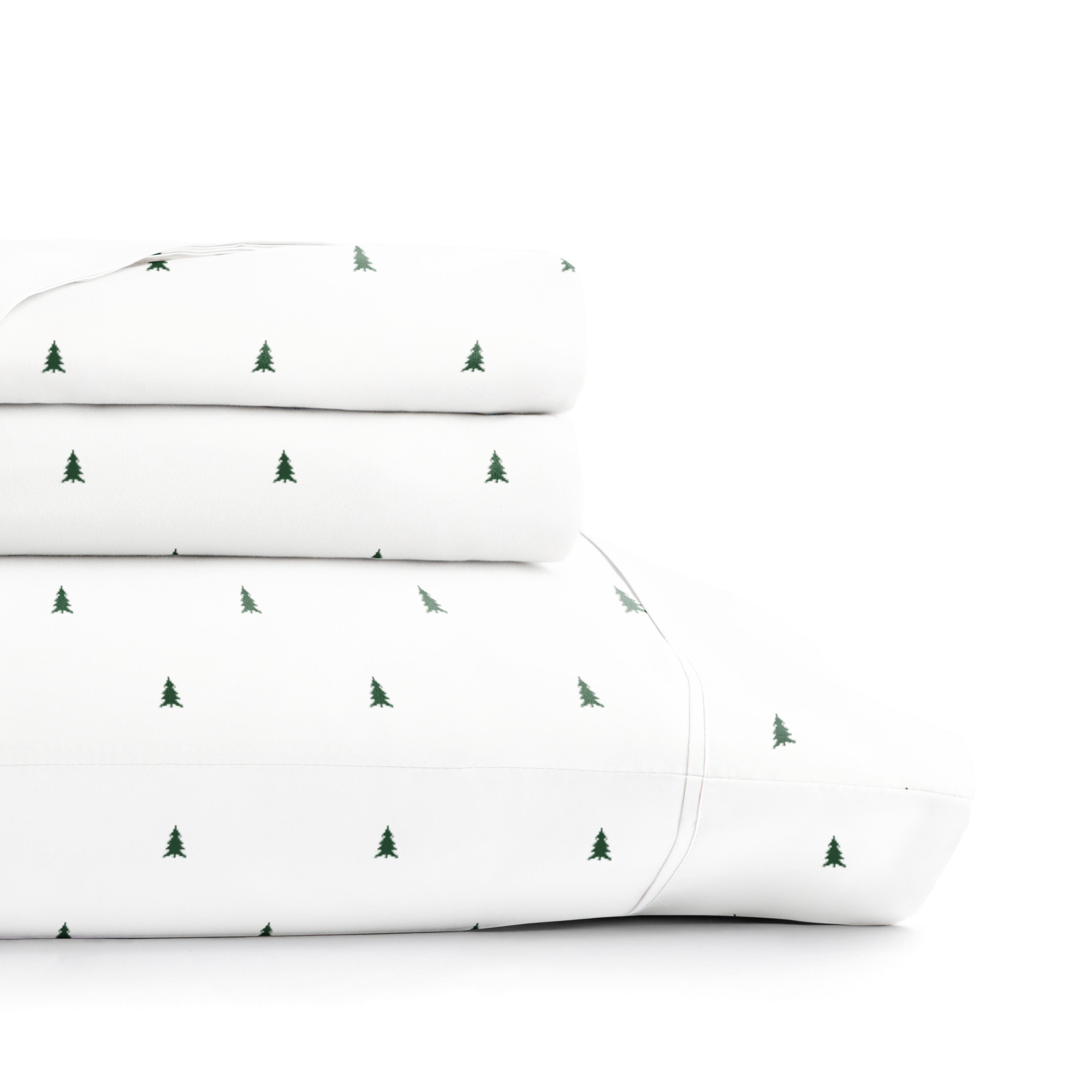 Pine Tree 4-Piece Patterned Sheet Set