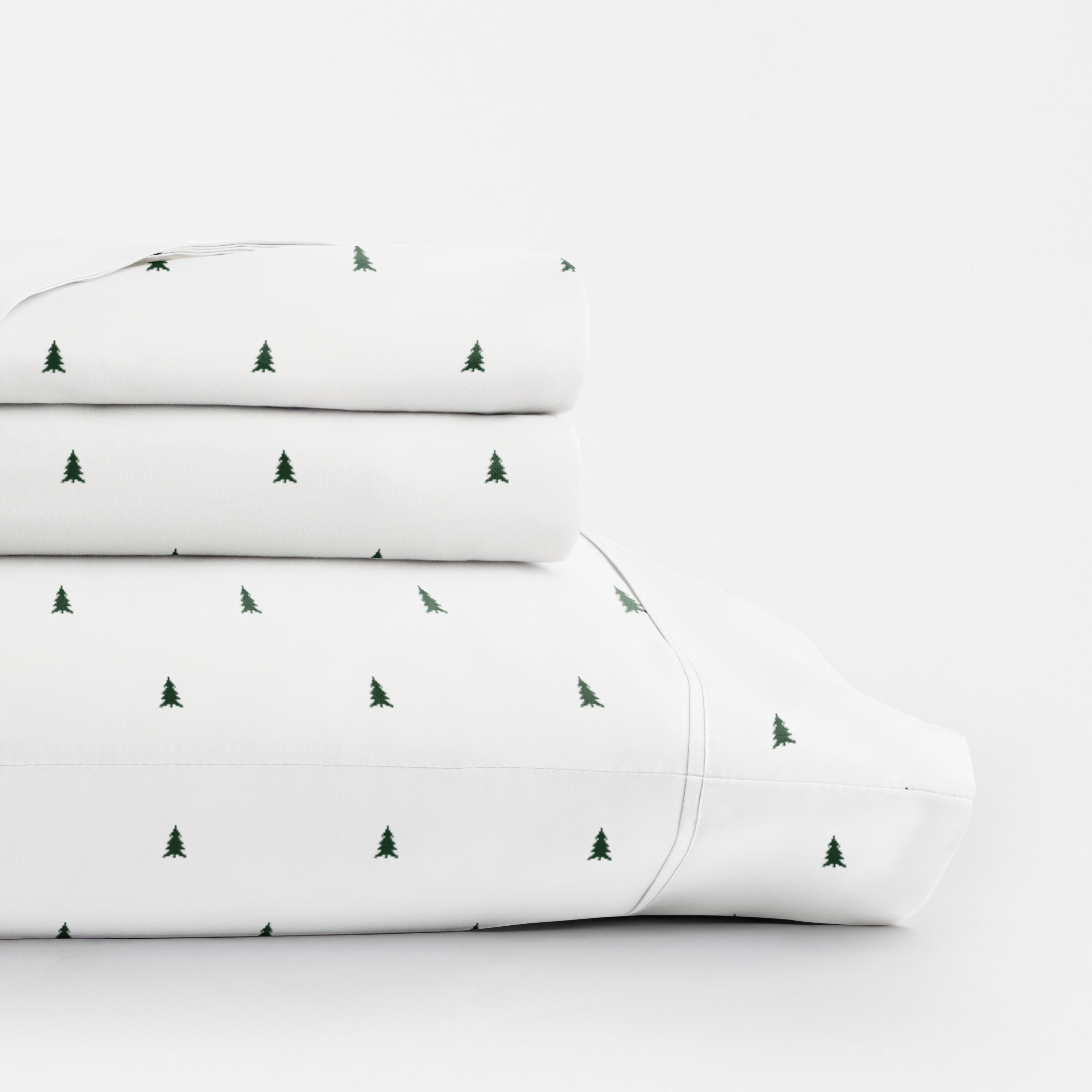 Pine Tree 4-Piece Patterned Sheet Set