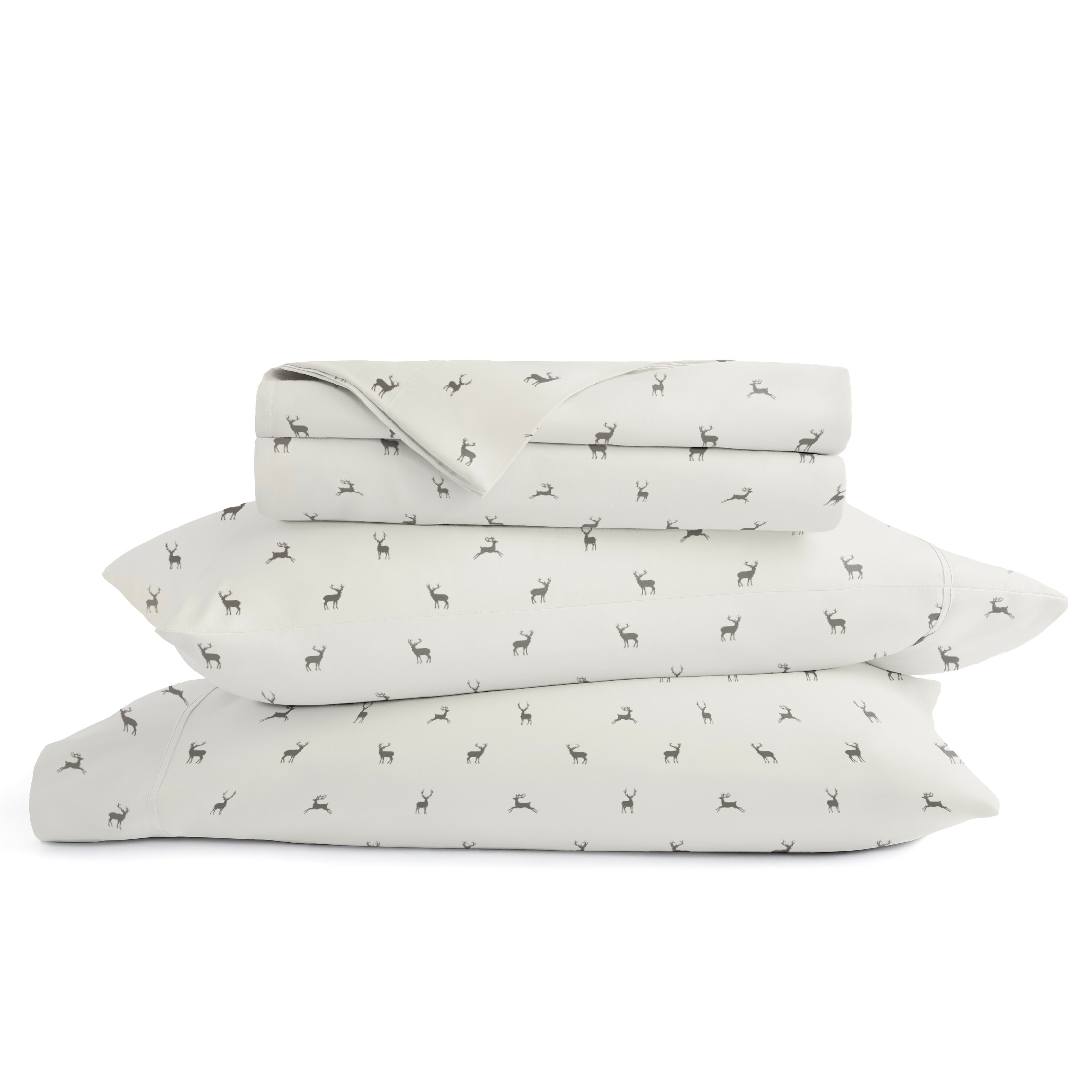 Reindeer 4-Piece Patterned Sheet Set