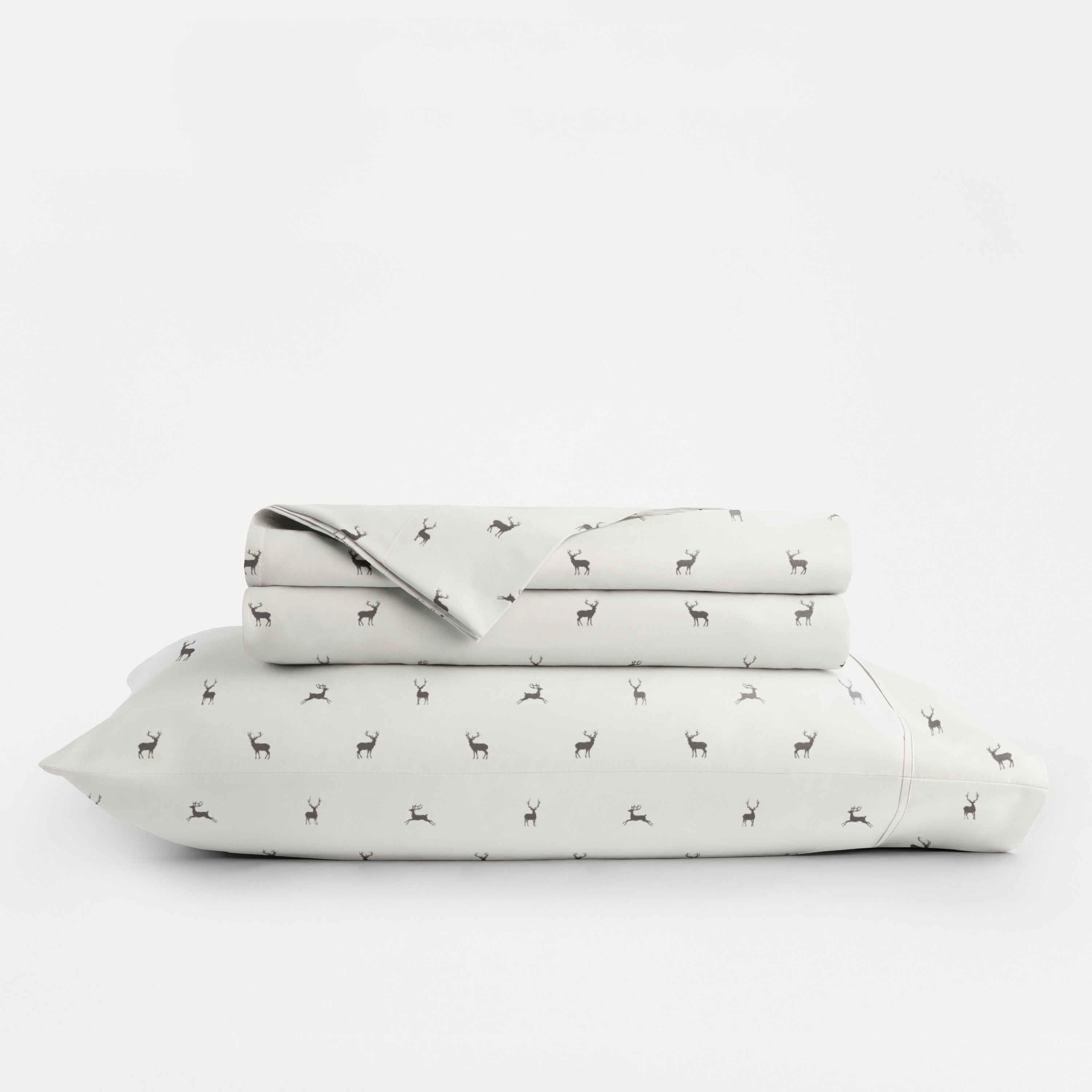 Reindeer 4-Piece Patterned Sheet Set