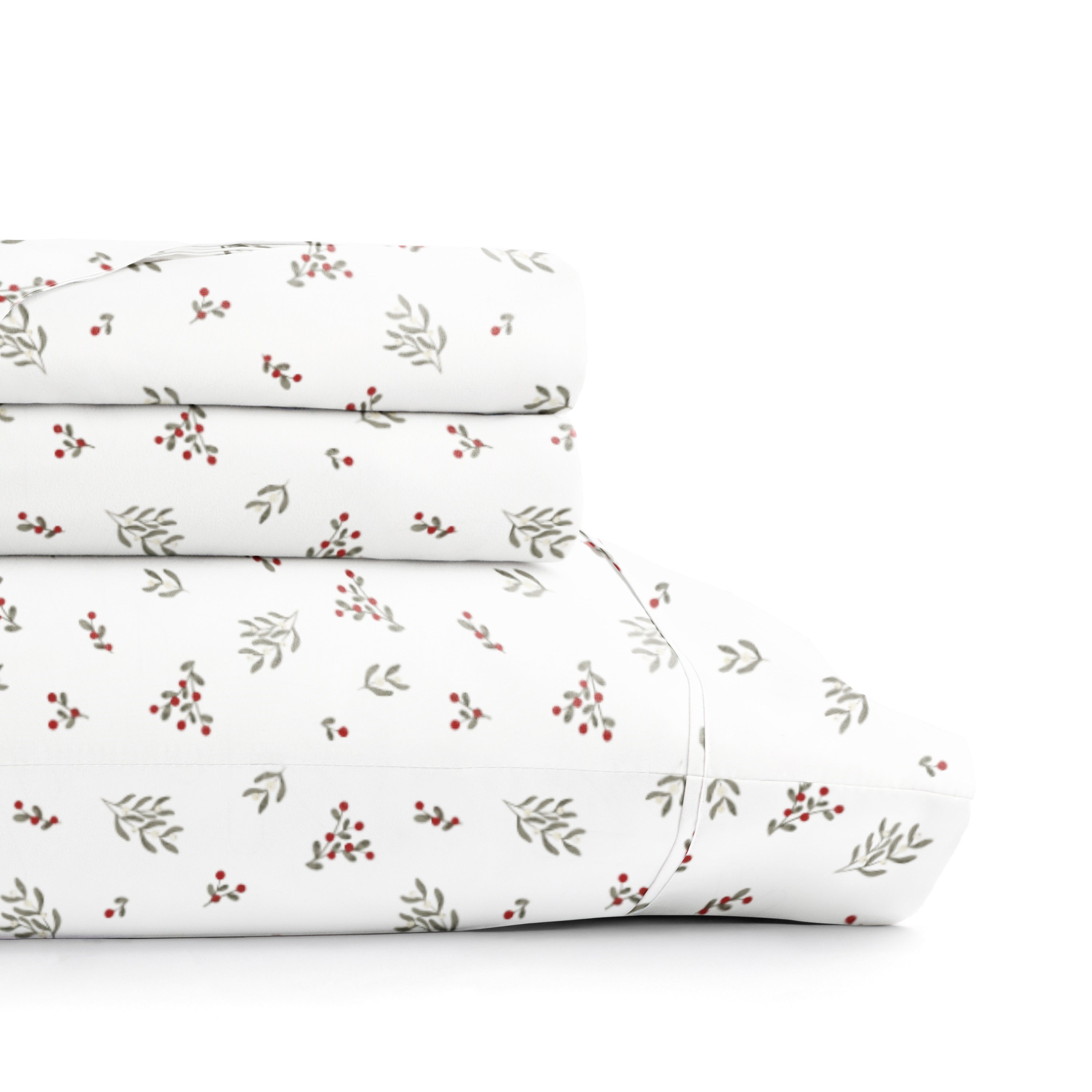 Winter Berries 4-Piece Patterned Sheet Set