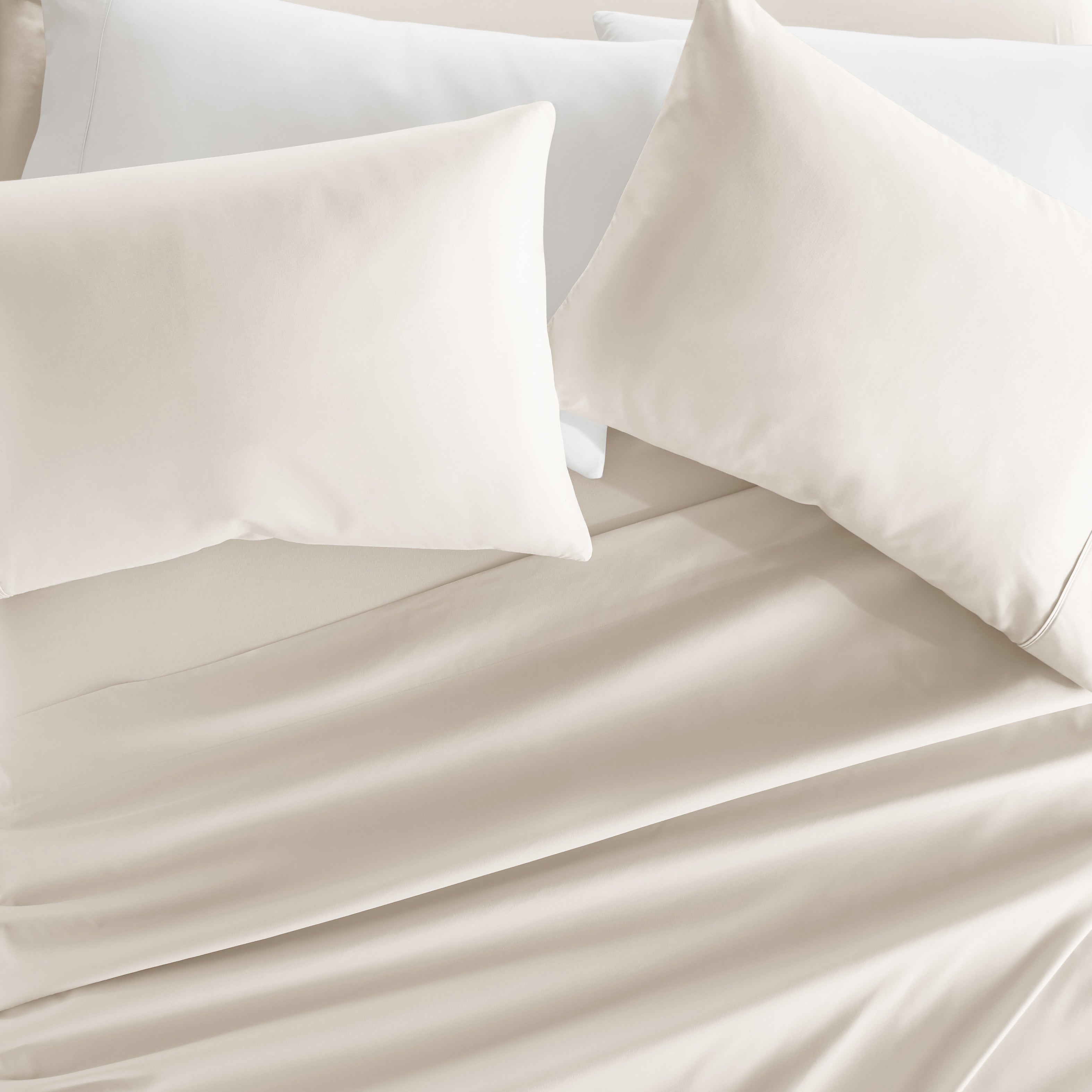 4-Piece Double Brushed Solid Sheet Set