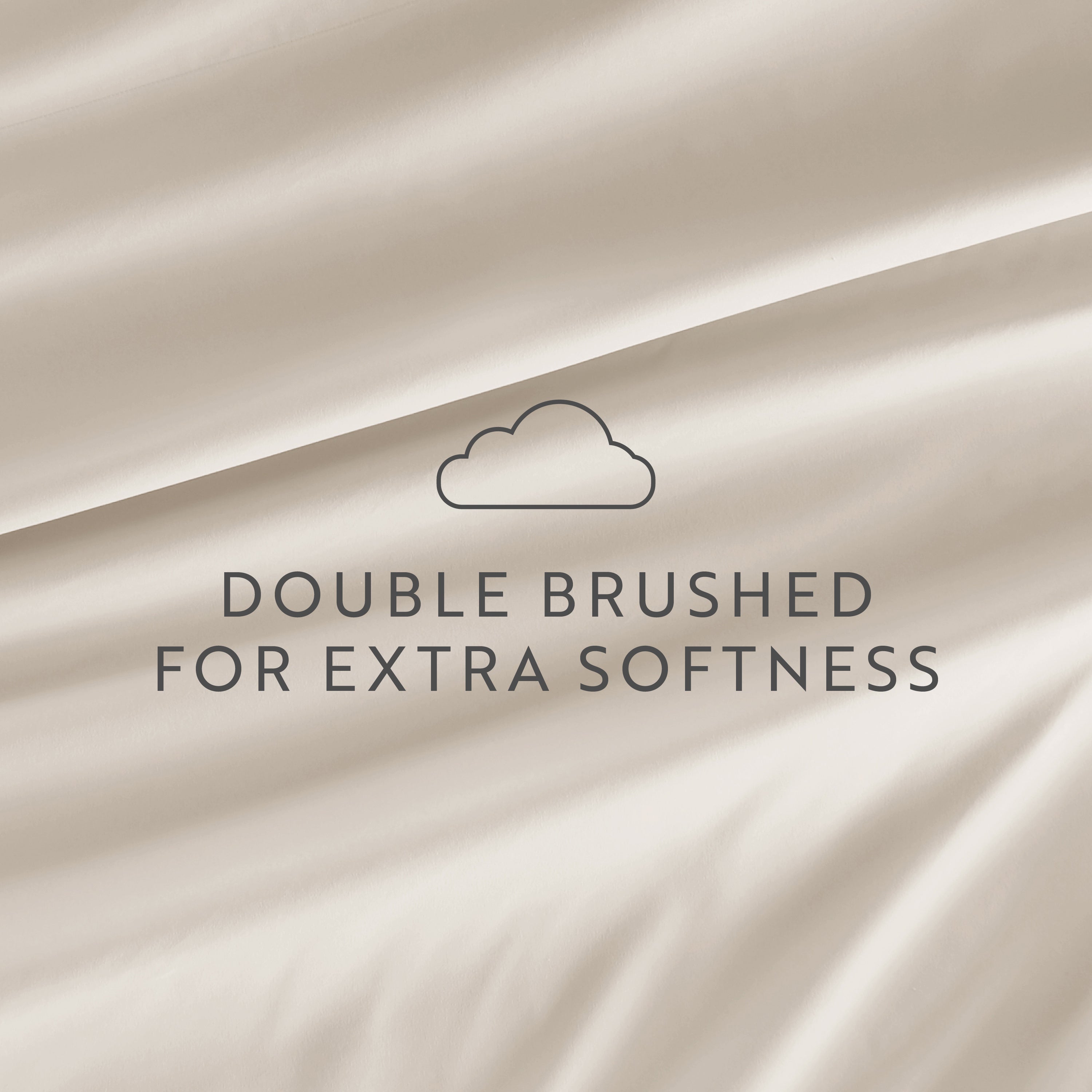 4-Piece Double Brushed Solid Sheet Set