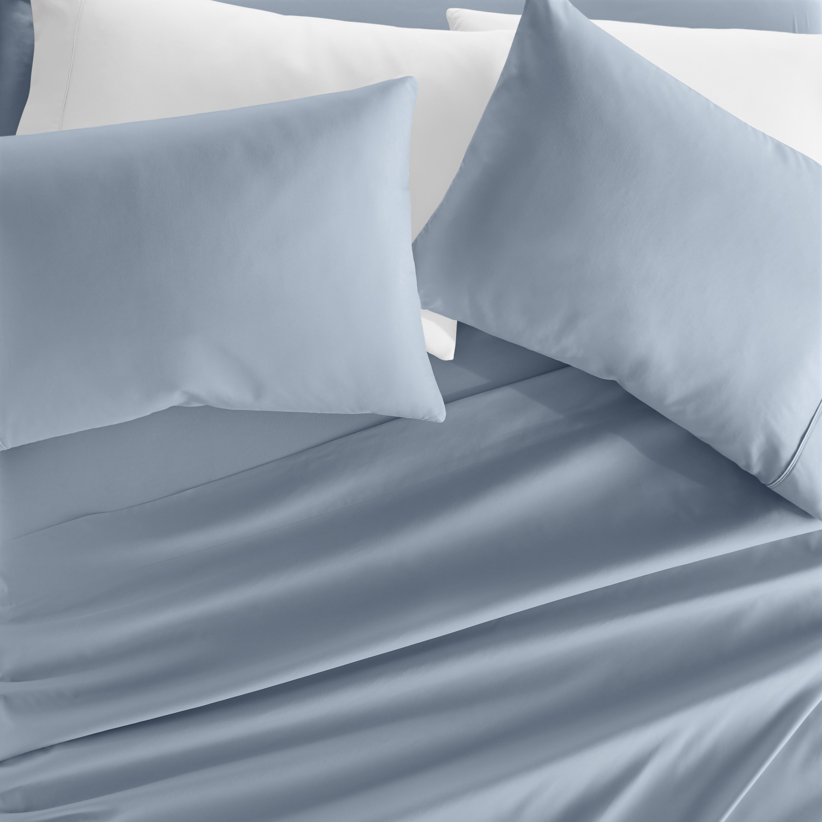 4-Piece Double Brushed Solid Sheet Set