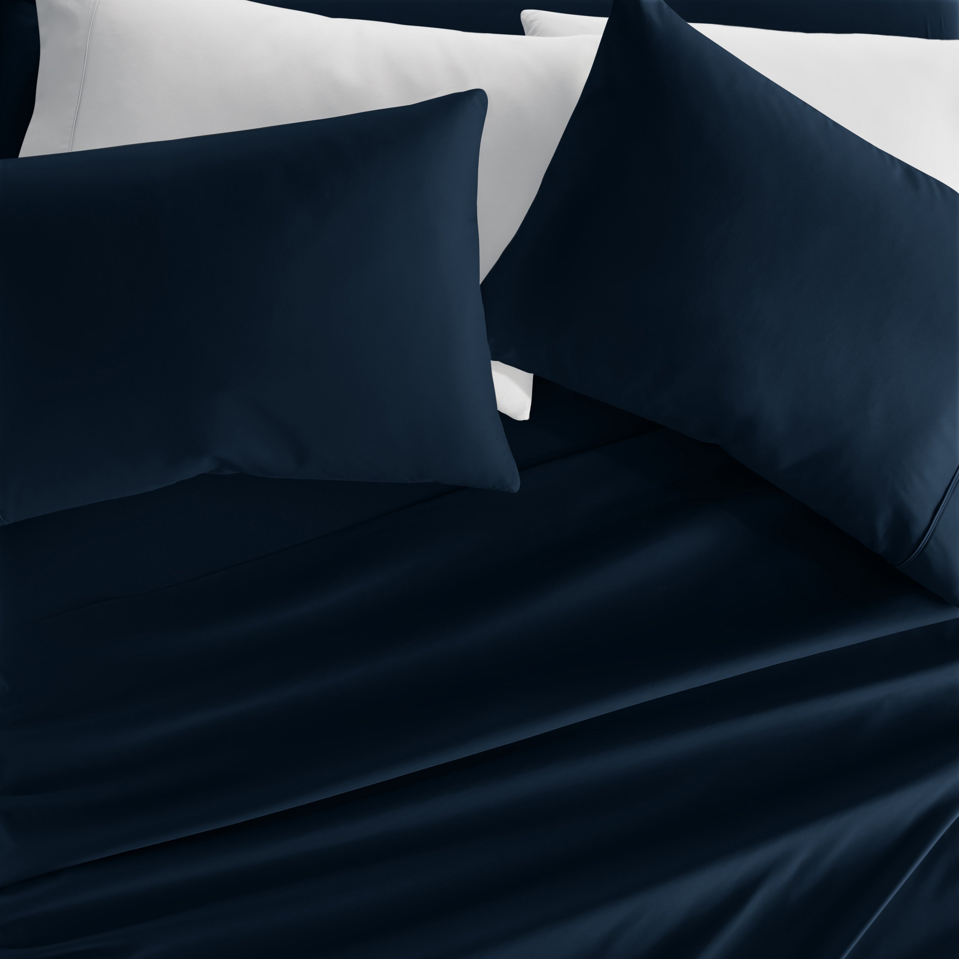4-Piece Double Brushed Solid Sheet Set