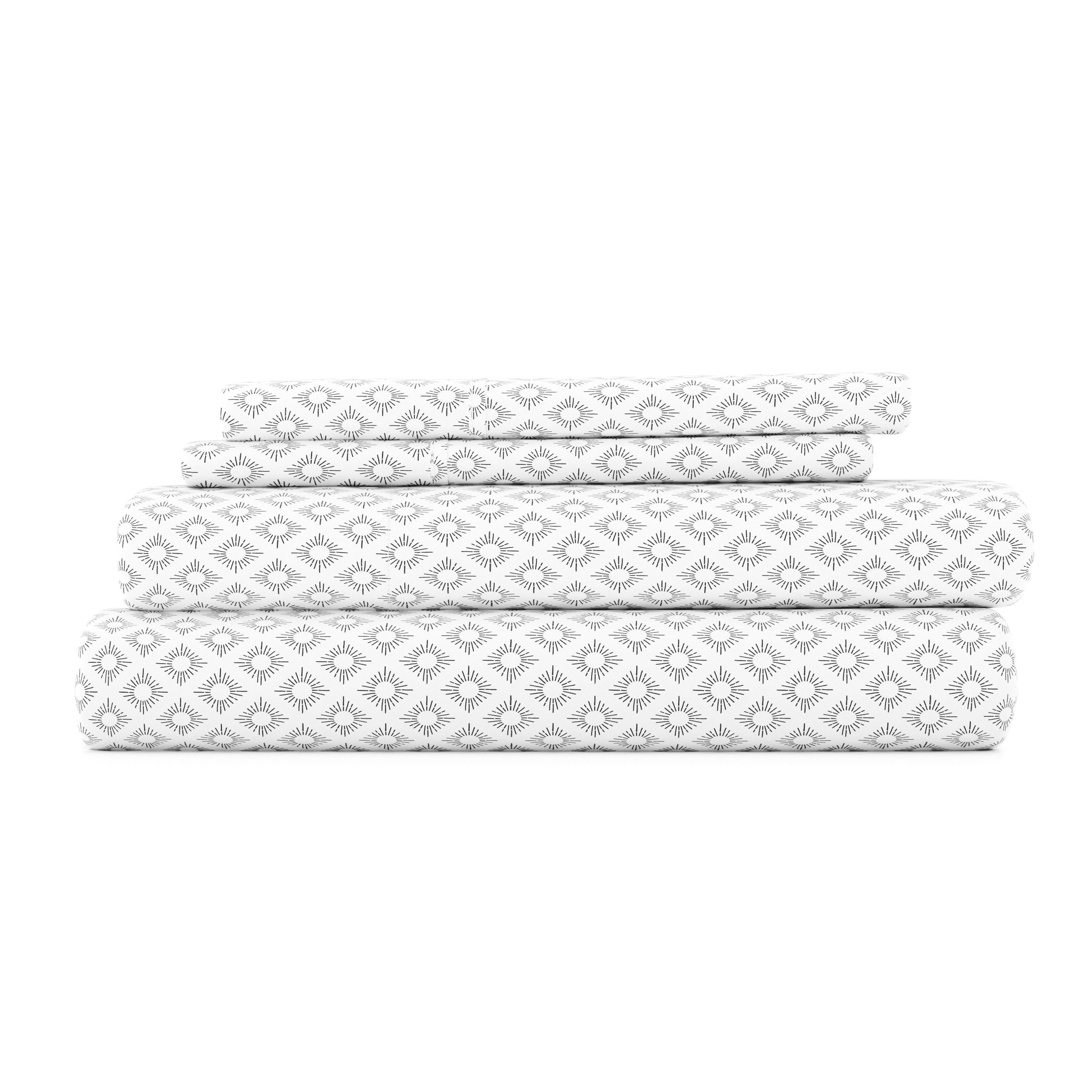 Polaris 4-Piece Patterned Sheet Set