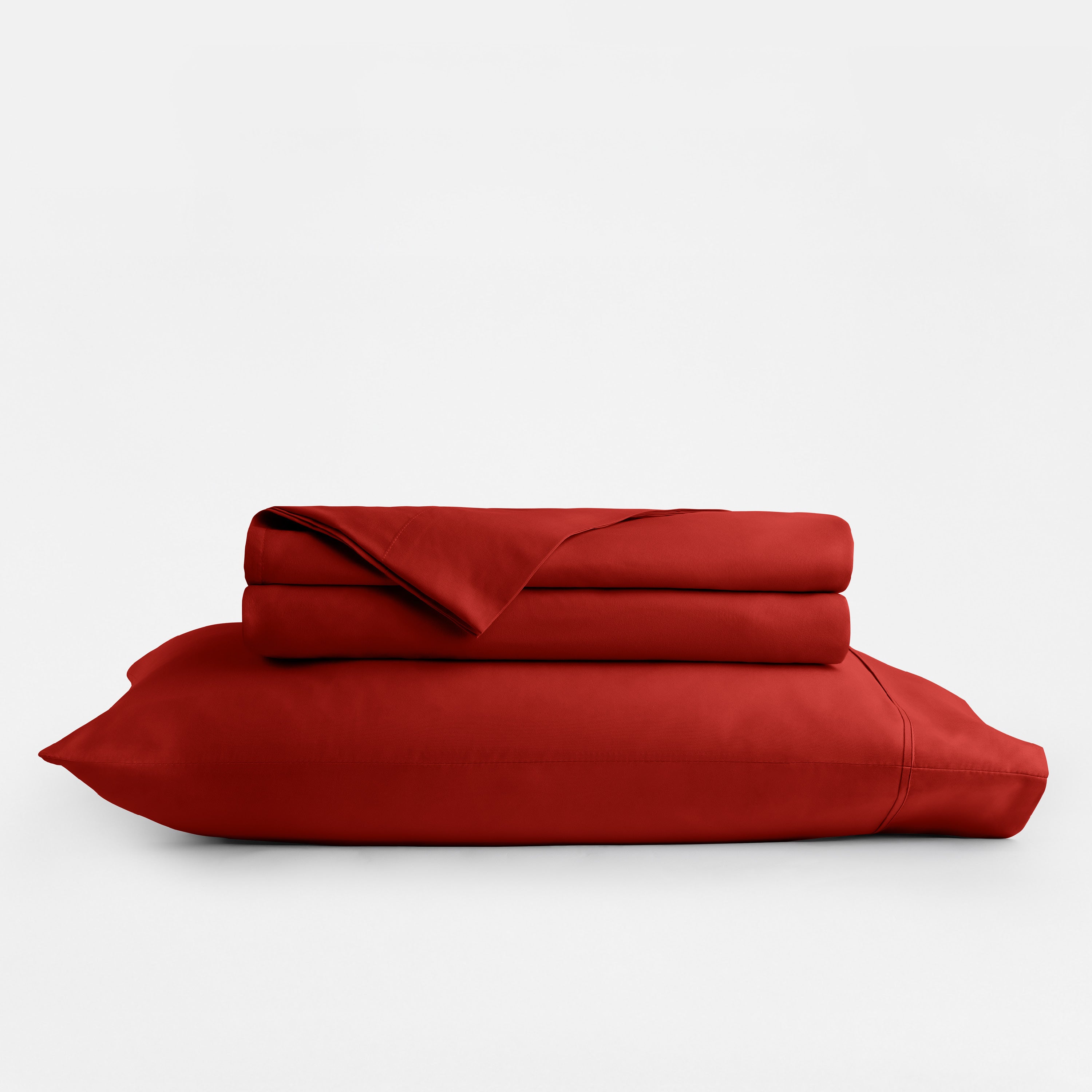 4-Piece Double Brushed Solid Sheet Set