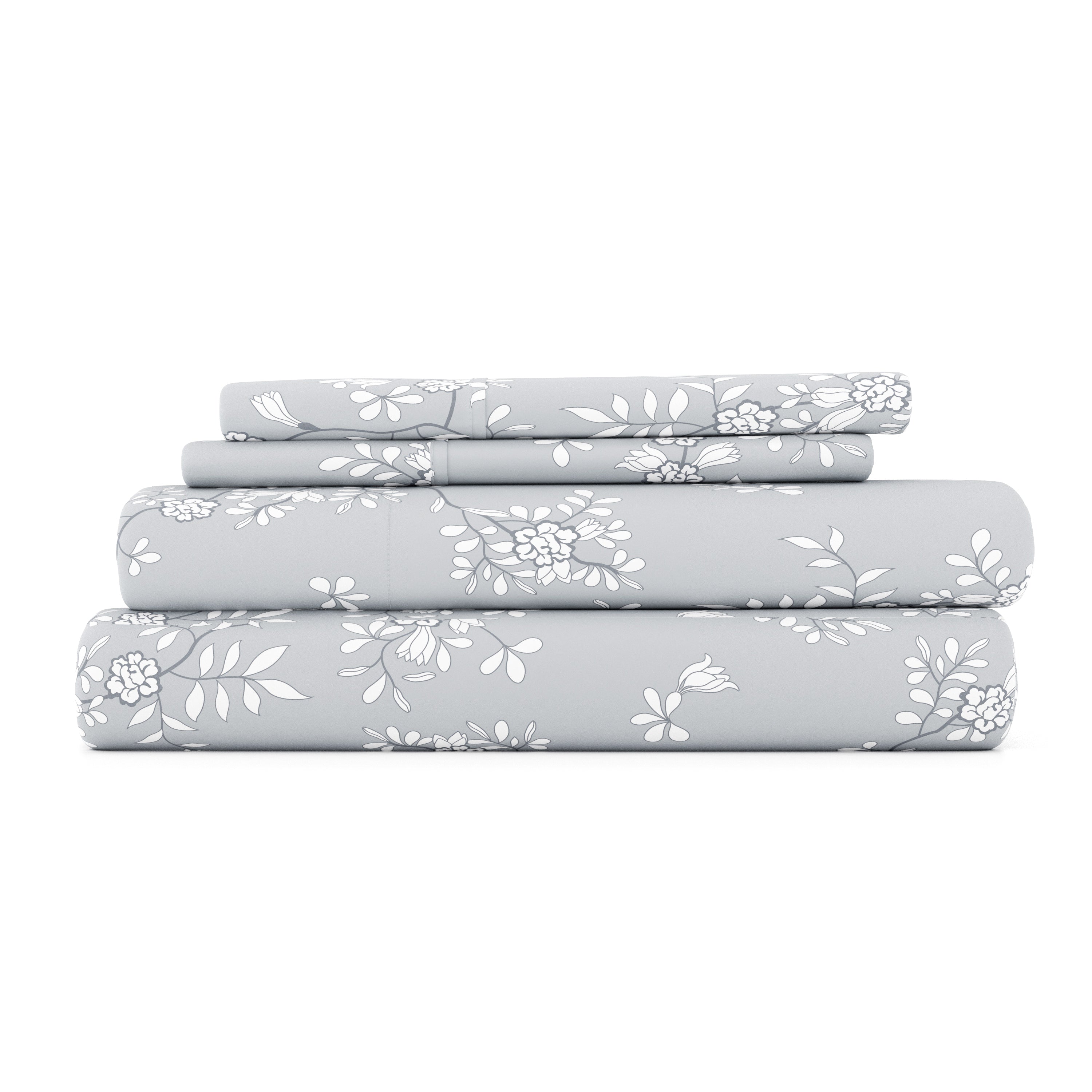 Trellis Vine 4-Piece Patterned Sheet Set