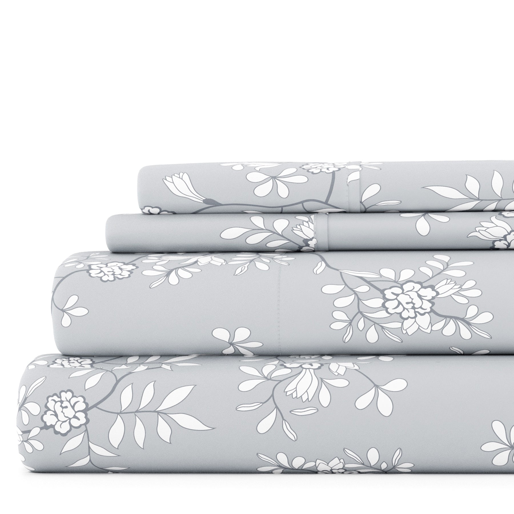 Trellis Vine 4-Piece Patterned Sheet Set