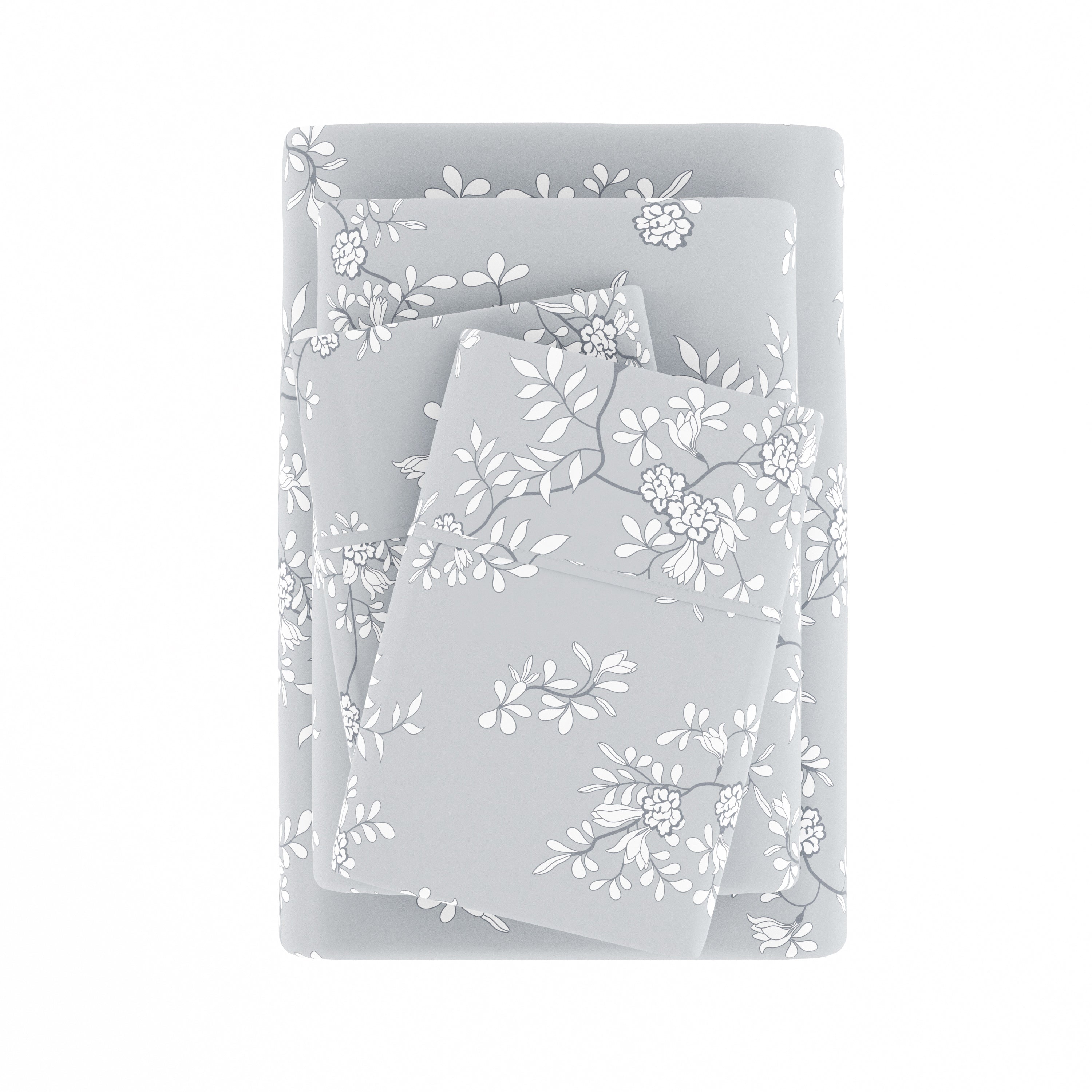 Trellis Vine 4-Piece Patterned Sheet Set