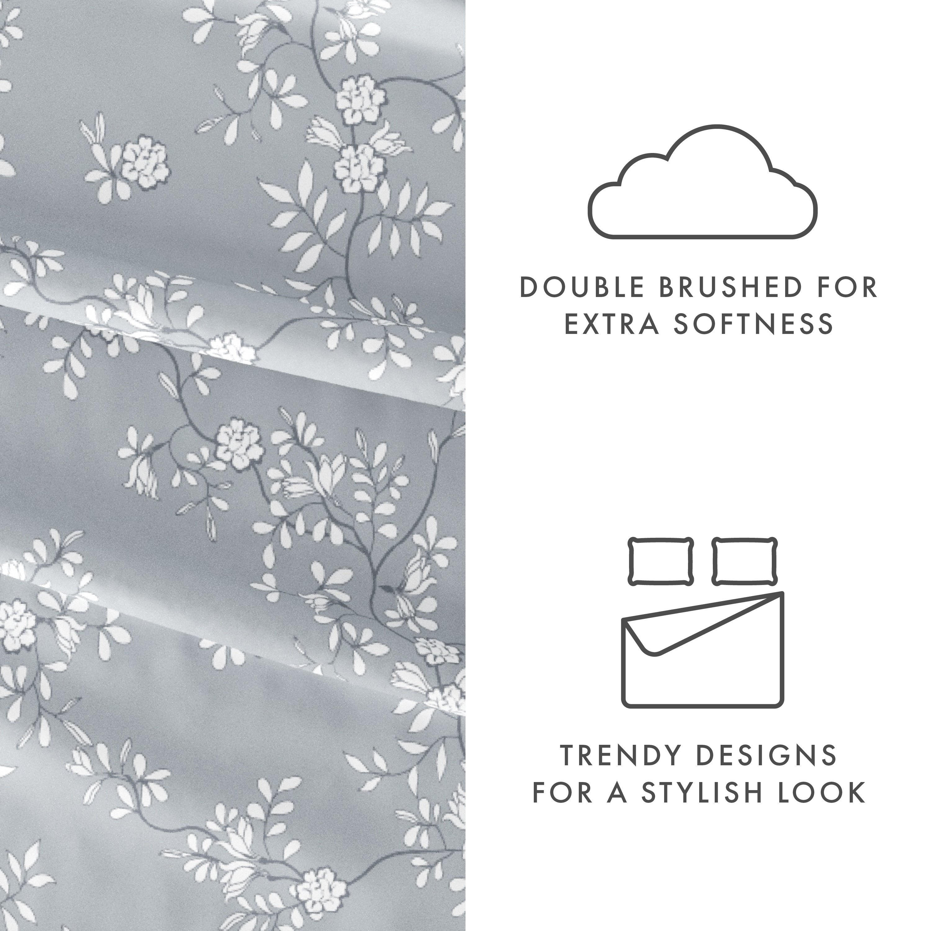 Trellis Vine 4-Piece Patterned Sheet Set