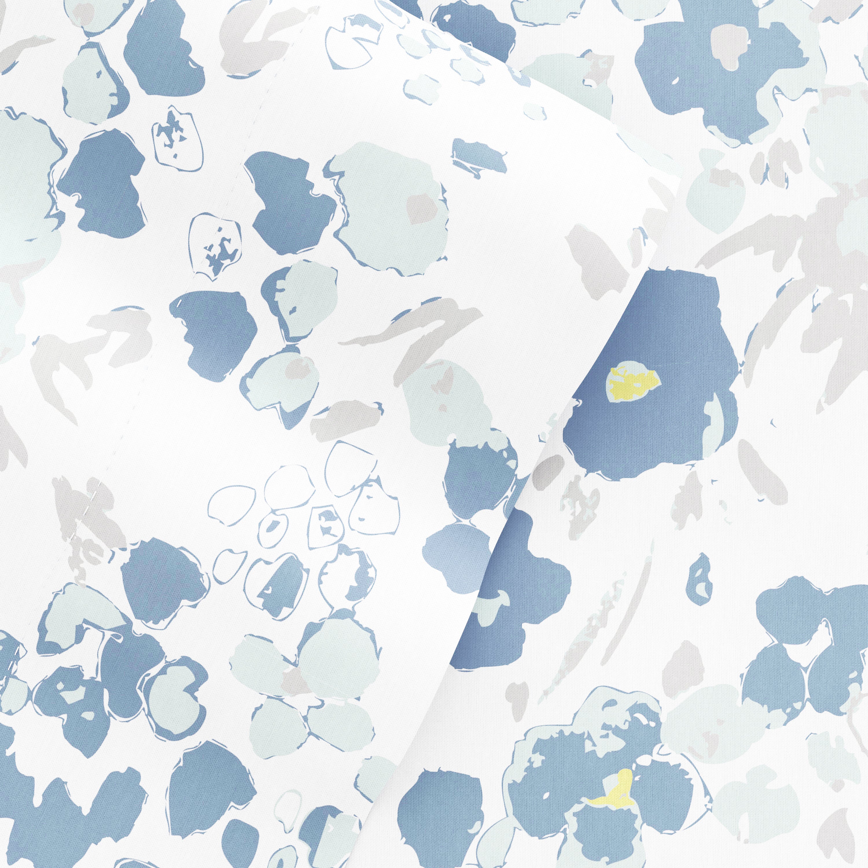 Violets 4-Piece Patterned Sheet Set