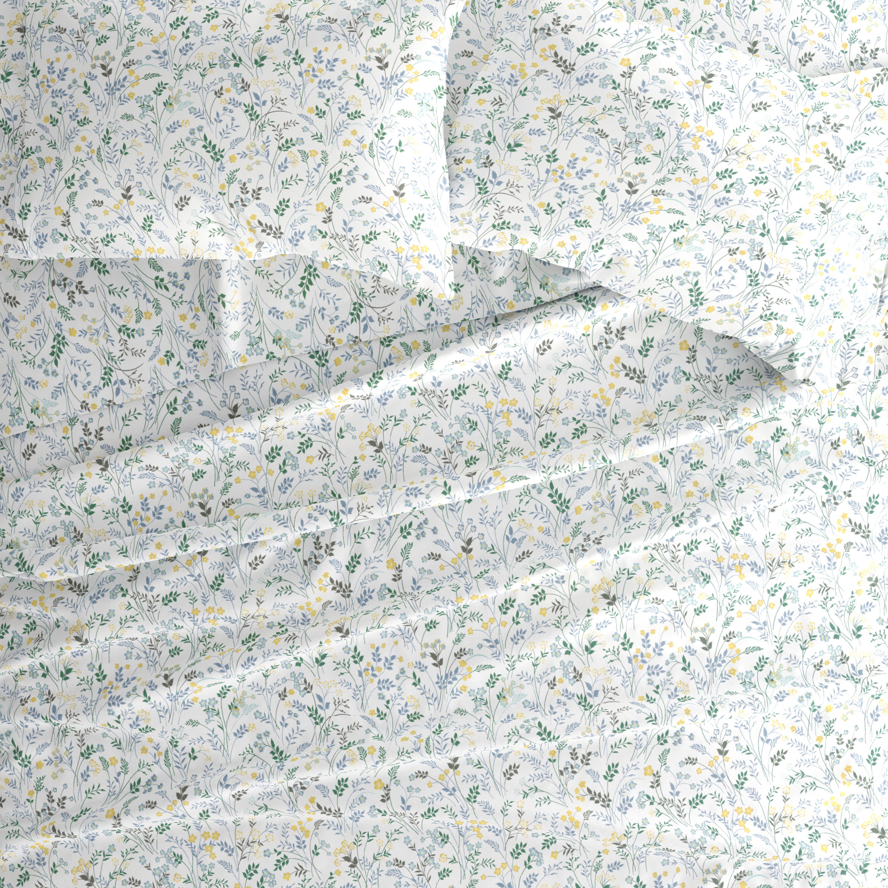 Wildflower 4-Piece Patterned Sheet Set