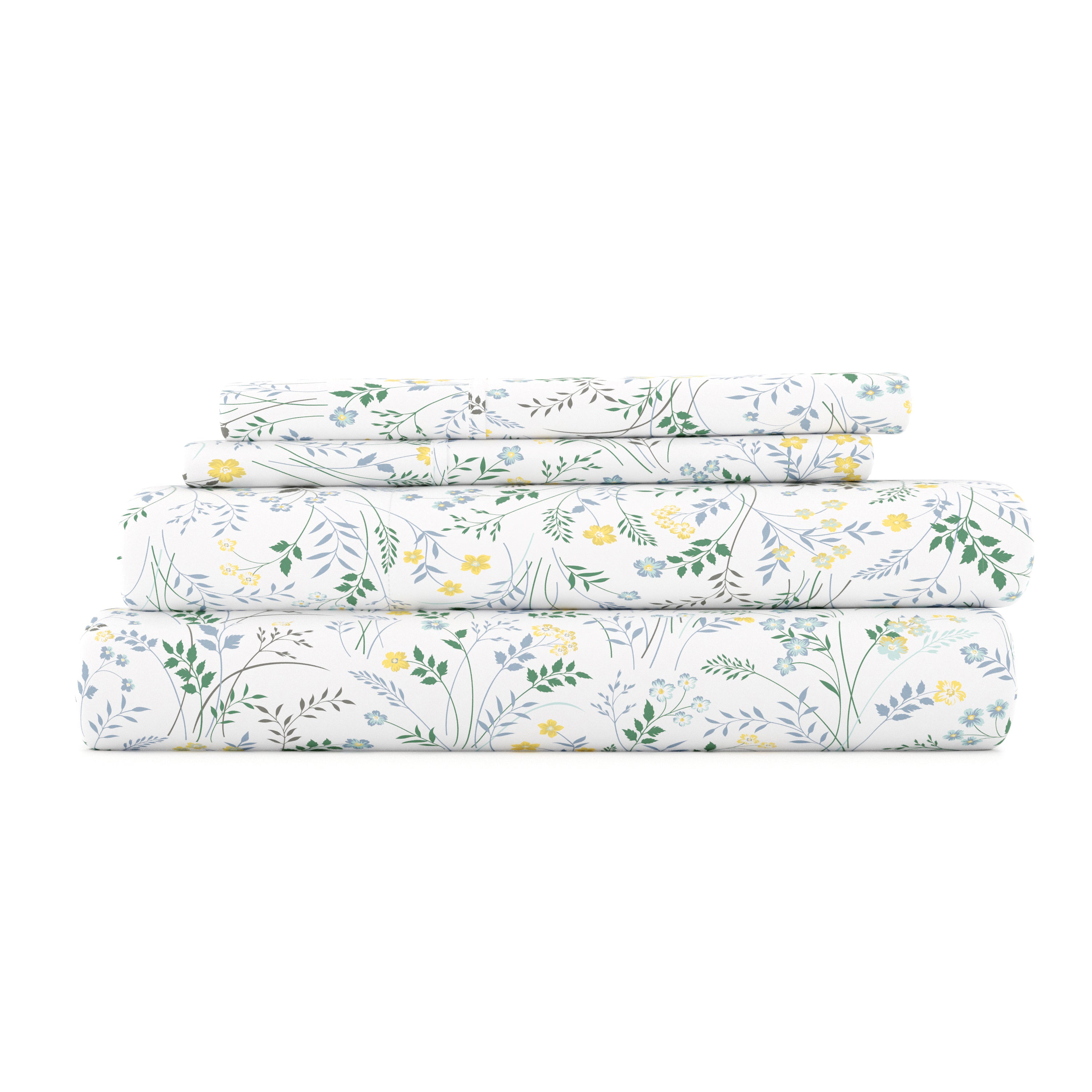 Wildflower 4-Piece Patterned Sheet Set