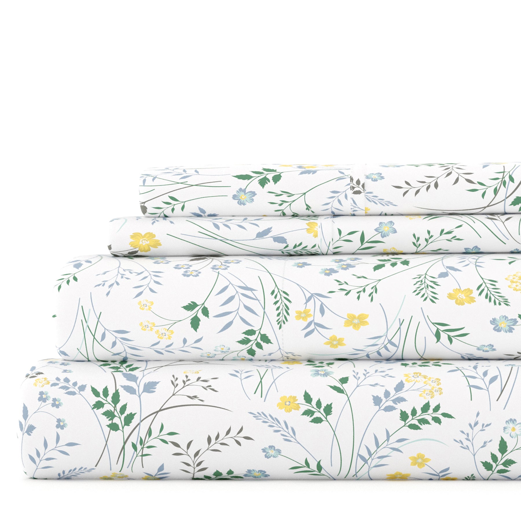 Wildflower 4-Piece Patterned Sheet Set