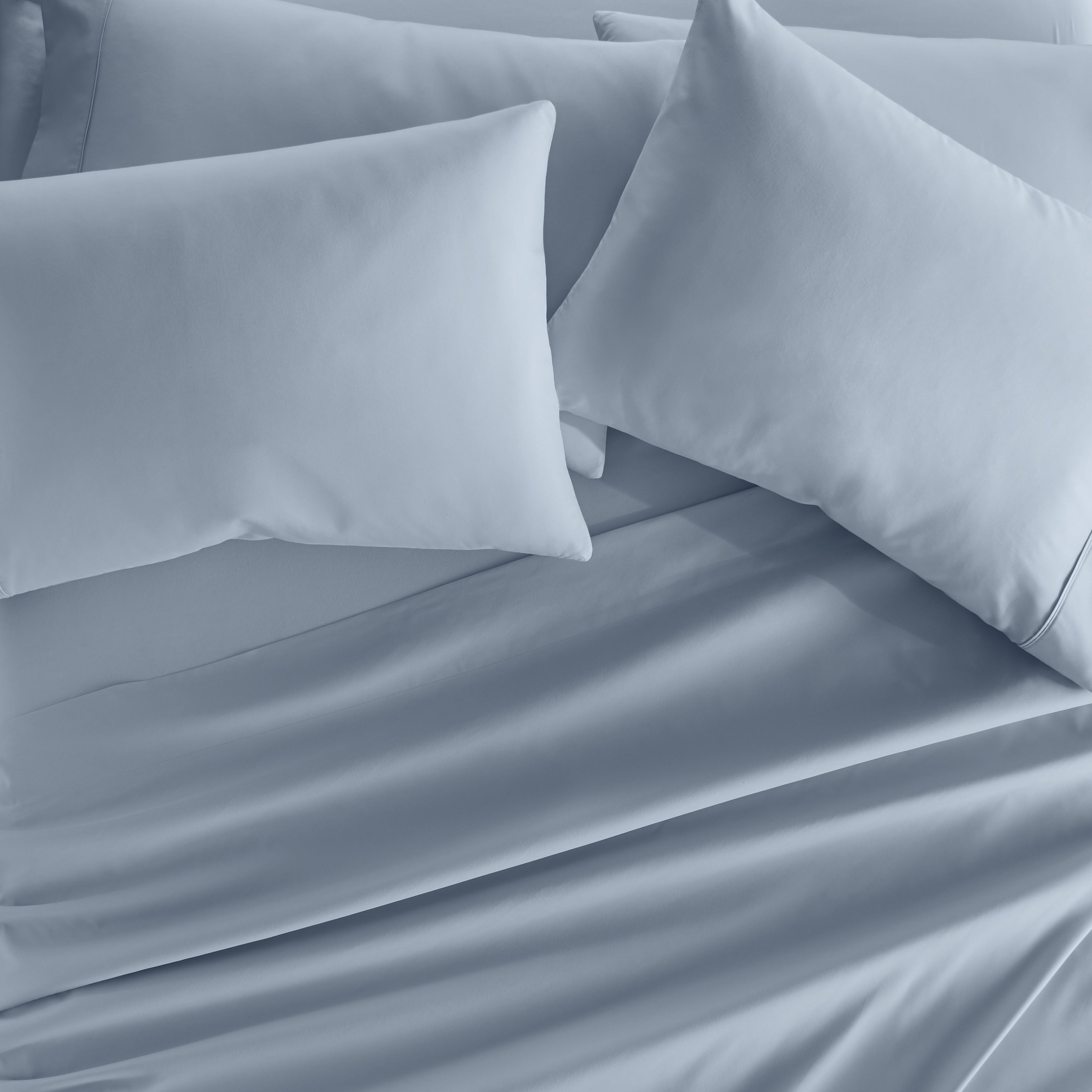 6-Piece Double Brushed Solid Sheet Set