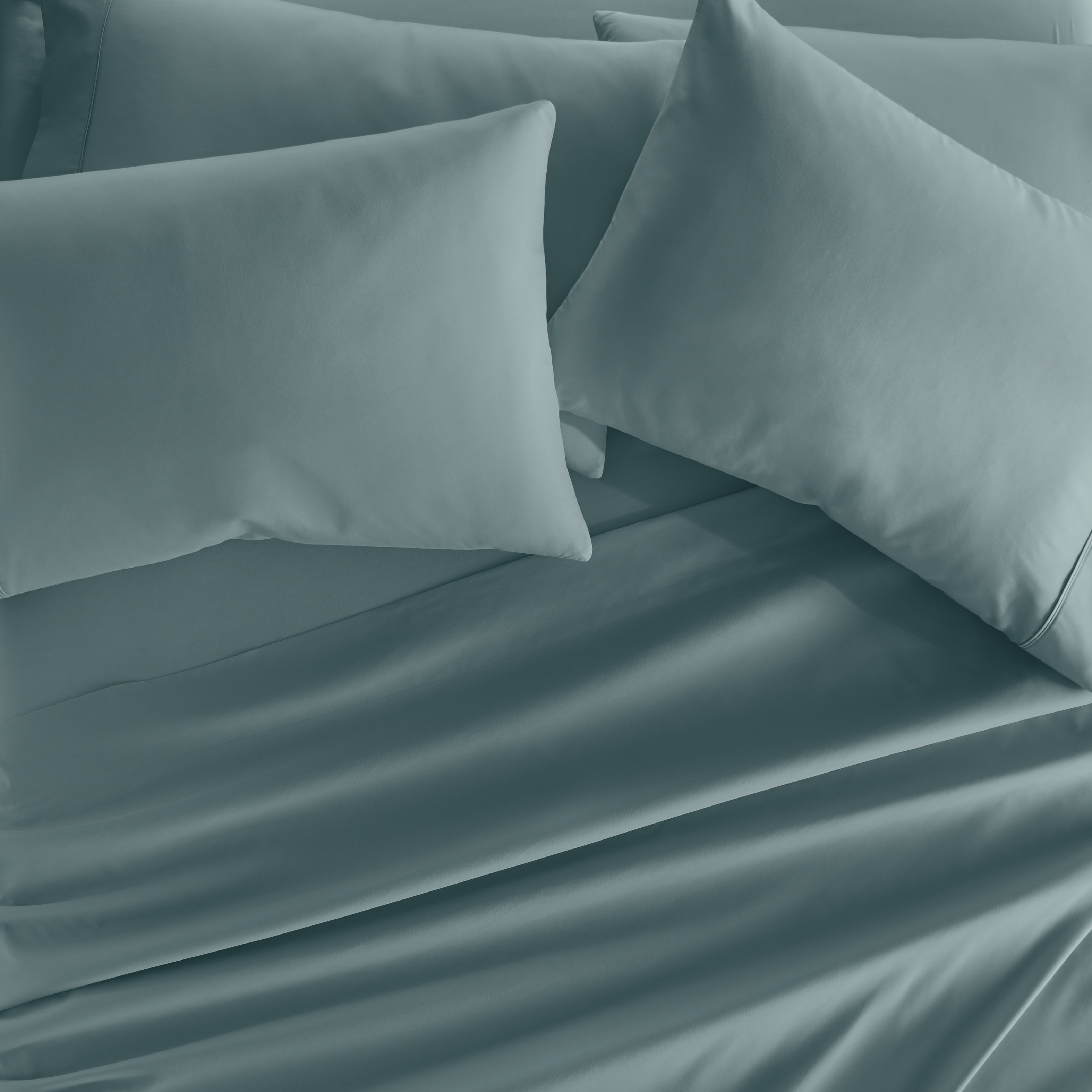 6-Piece Double Brushed Solid Sheet Set