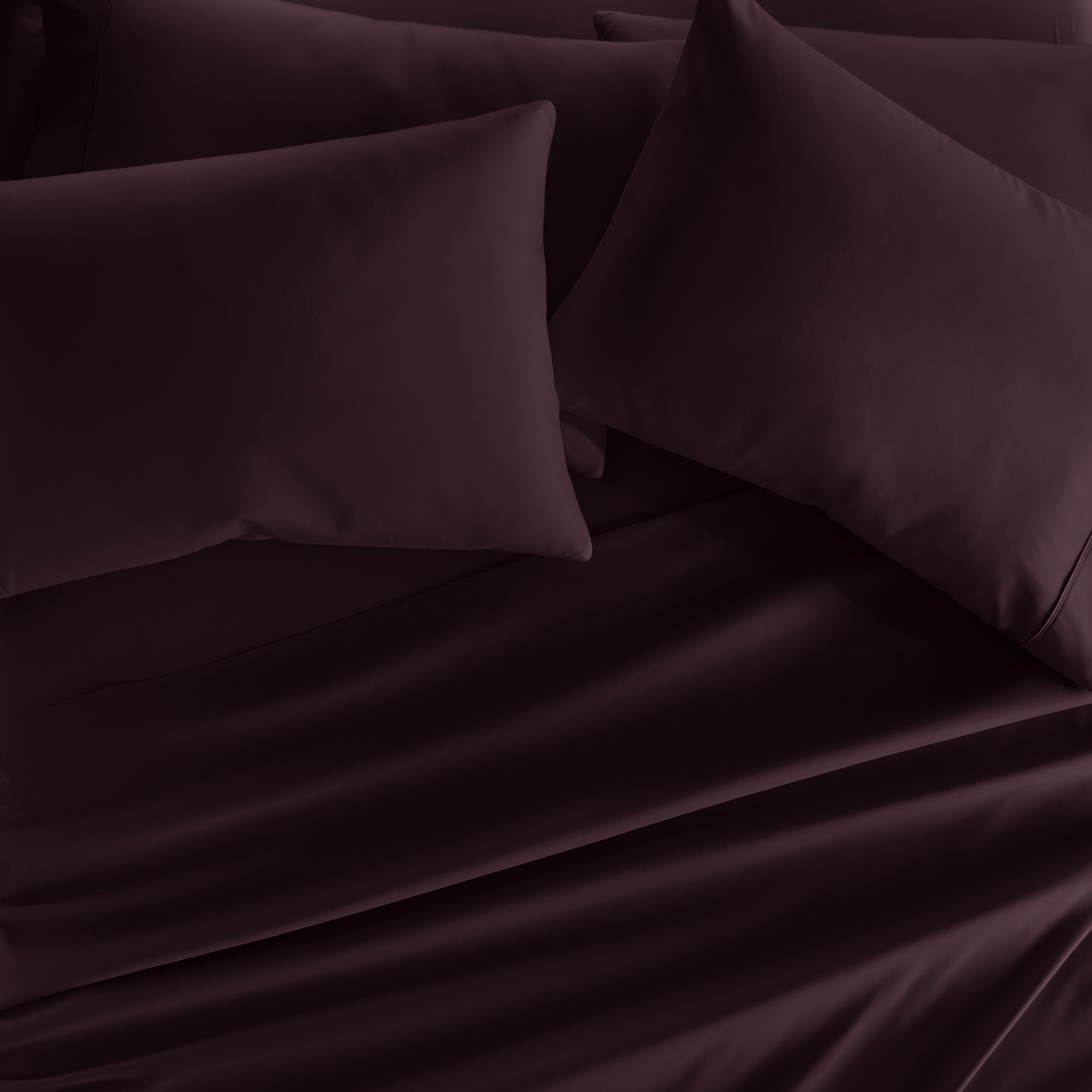 6-Piece Double Brushed Solid Sheet Set