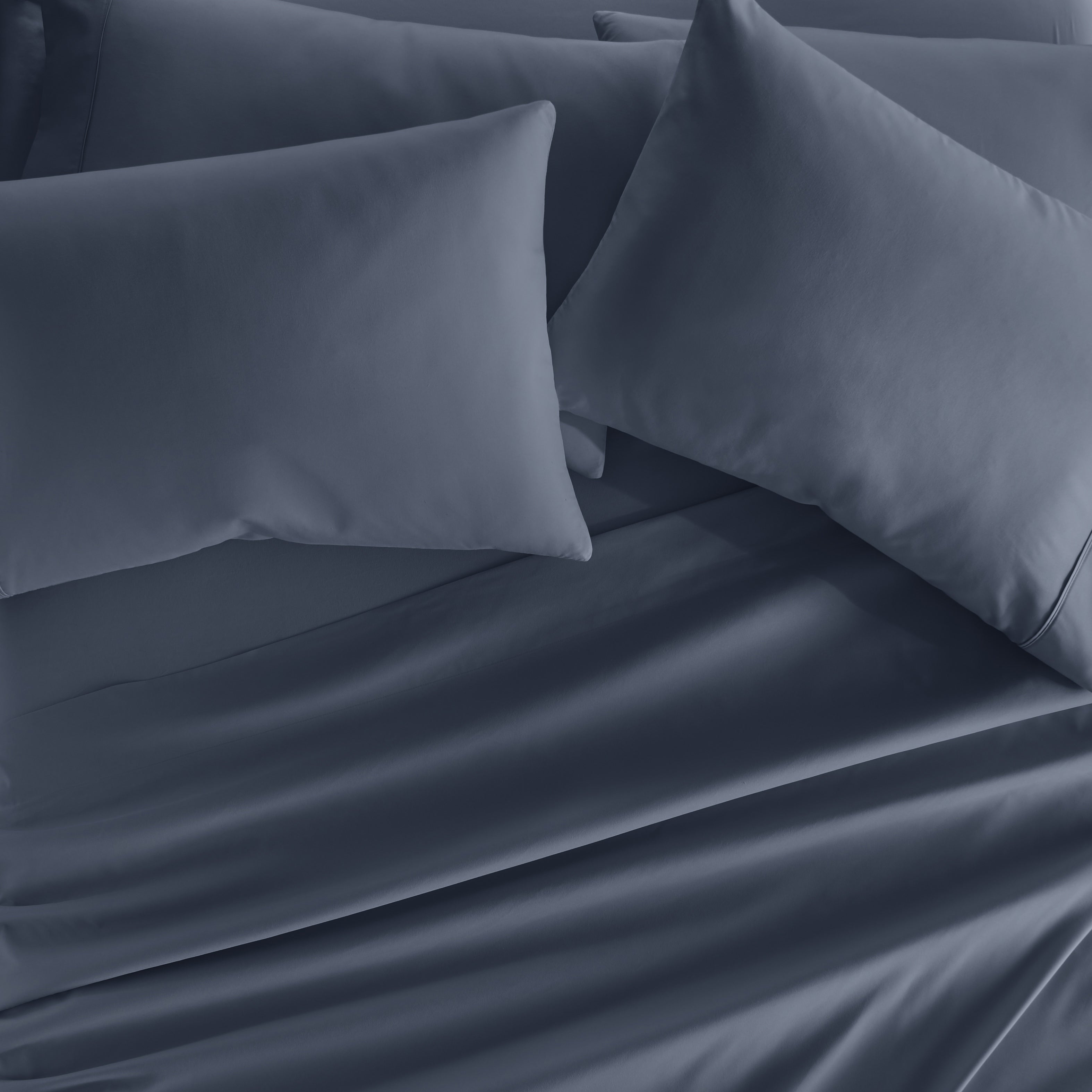 6-Piece Double Brushed Solid Sheet Set