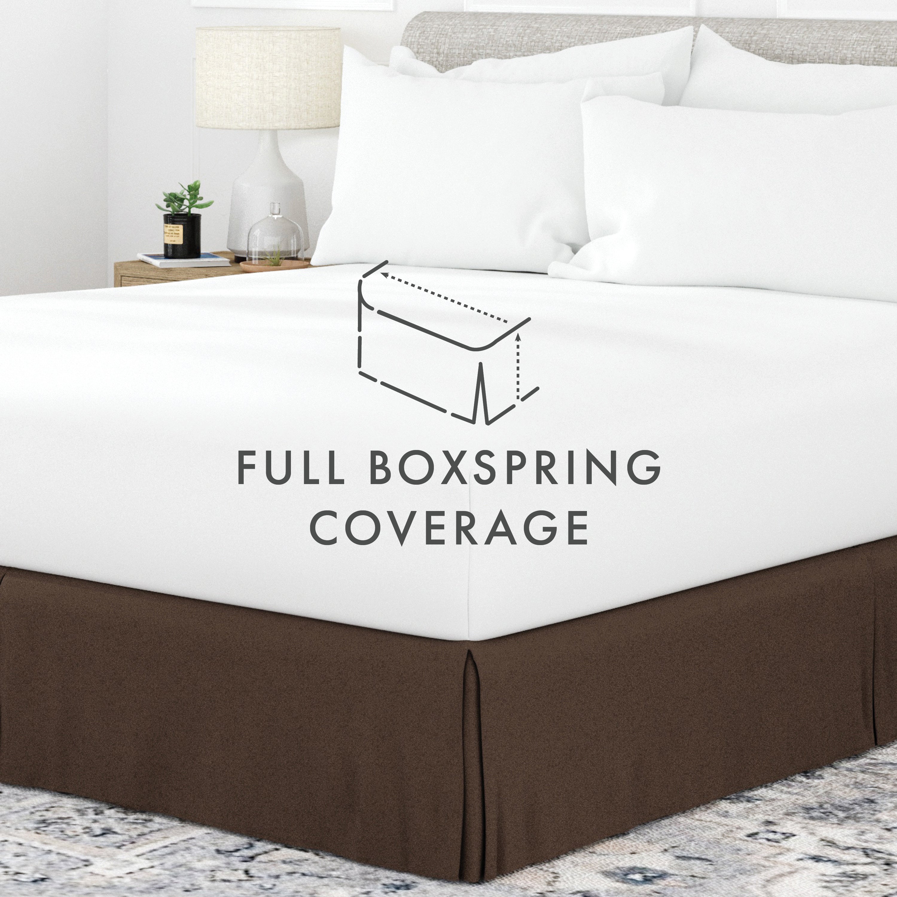 Dust Ruffle Pleated Bed Skirt