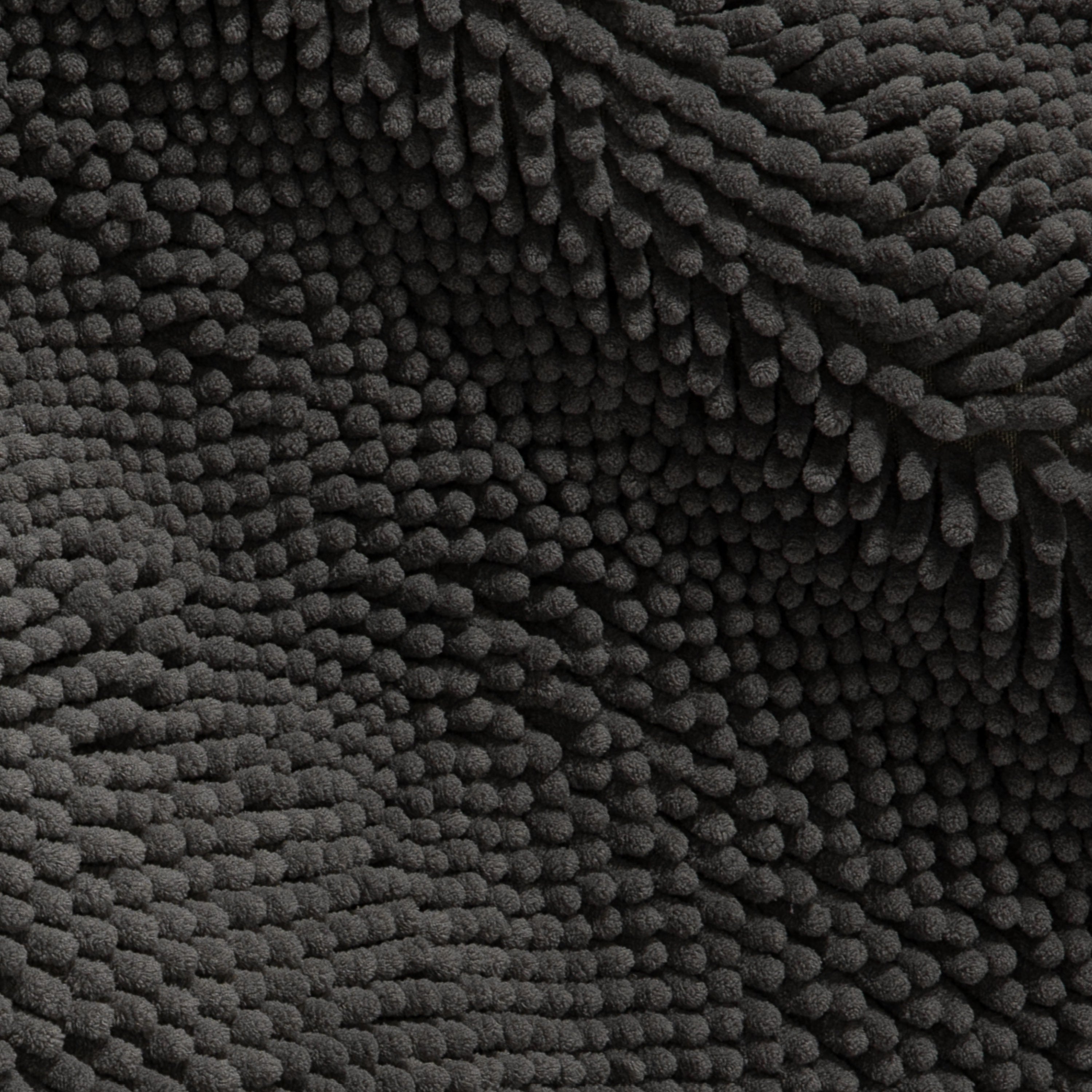 Ultra-Plush Bath Mat, Soft and Absorbent Chenille with Anti-Skid Rubber Backing